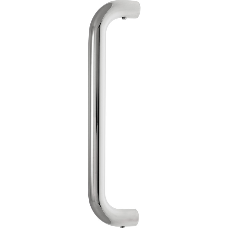 Eclipse D Shape Pull Handle Polished 150x19mm in Silver Stainless Steel | Compare The Build