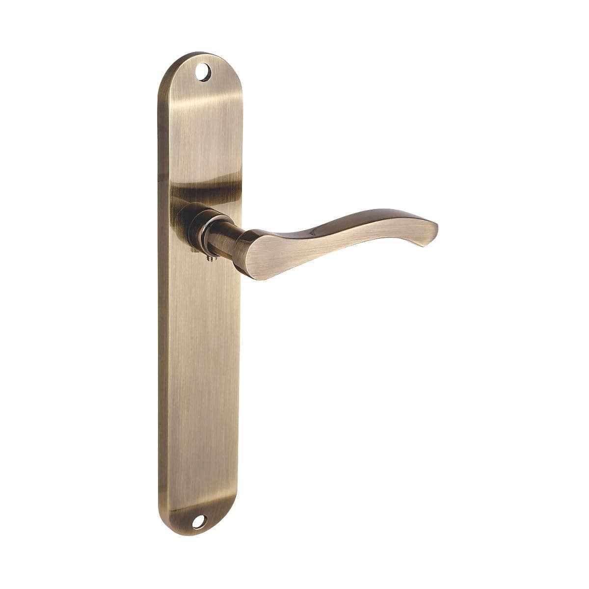 Capri Long Lever Latch Door Handle in Antique Brass (Pair) Price Comparisons | Compare The Build