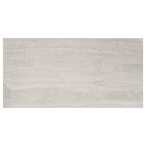 Wickes Olympia™ Grey Polished Stone Porcelain Wall & Floor Tile - 600 x 300mm - Single Price Comparisons | Compare The Build