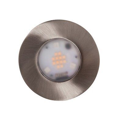 Veezio Brushed Chrome Effect Non-Adjustable Led Downlight 7W Ip65 Price Comparisons | Compare The Build