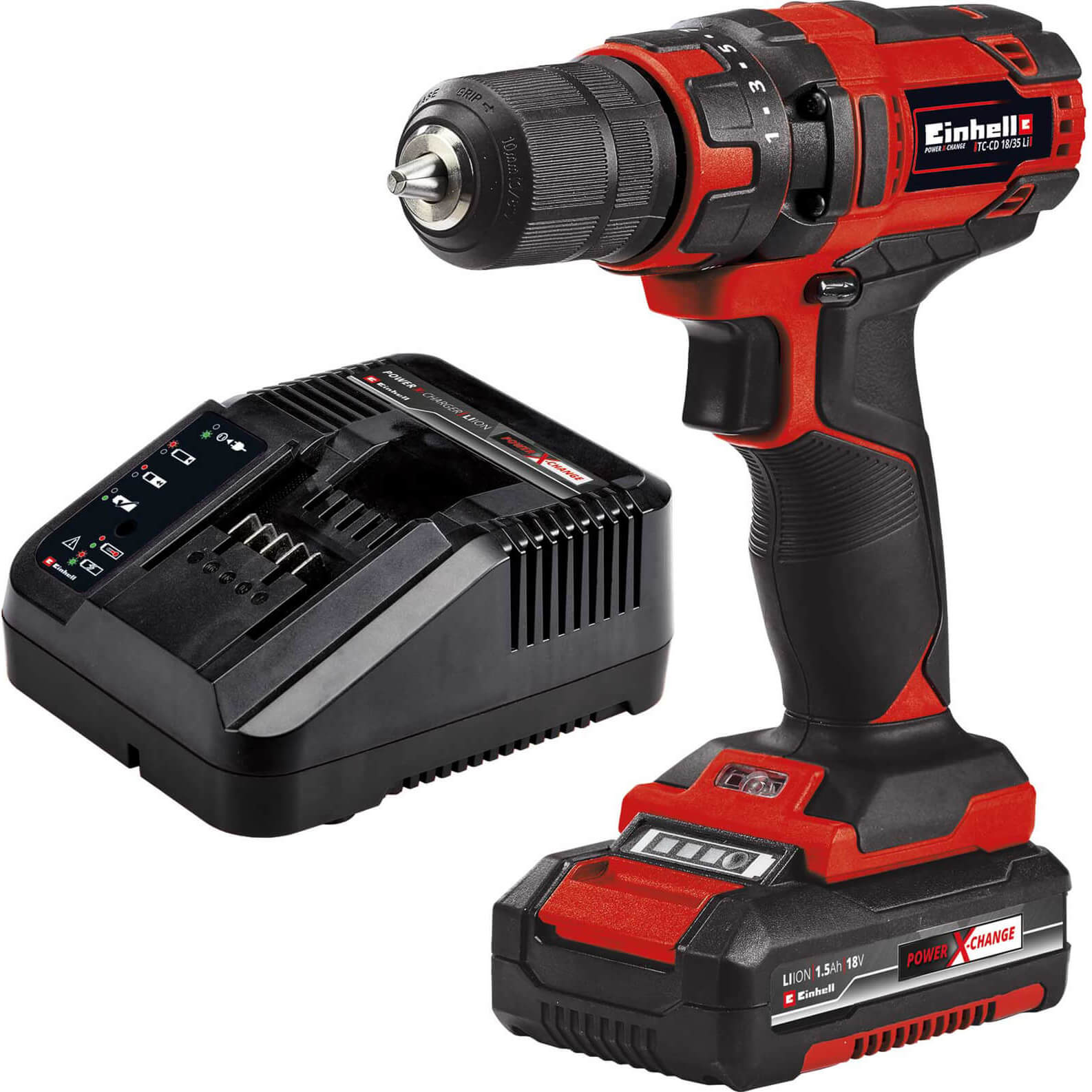 Einhell TC-CD 18/35 Li 18v Cordless Drill Driver 1 x 1.5ah Li-ion Charger No Case Price Comparisons | Compare The Build