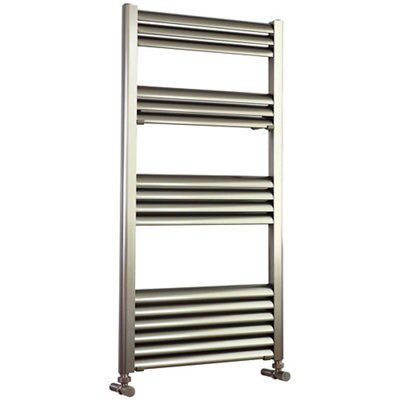 Accuro Korle Champagne 456W Electric Silver Towel Warmer (H)1000mm (W)500mm Price Comparisons | Compare The Build