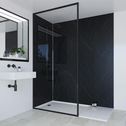 Multipanel Linda Barker Bathroom Wall Panel Nero Grafite Unlipped 2400 x 598mm - ML9485STD Price Comparisons | Compare The Build