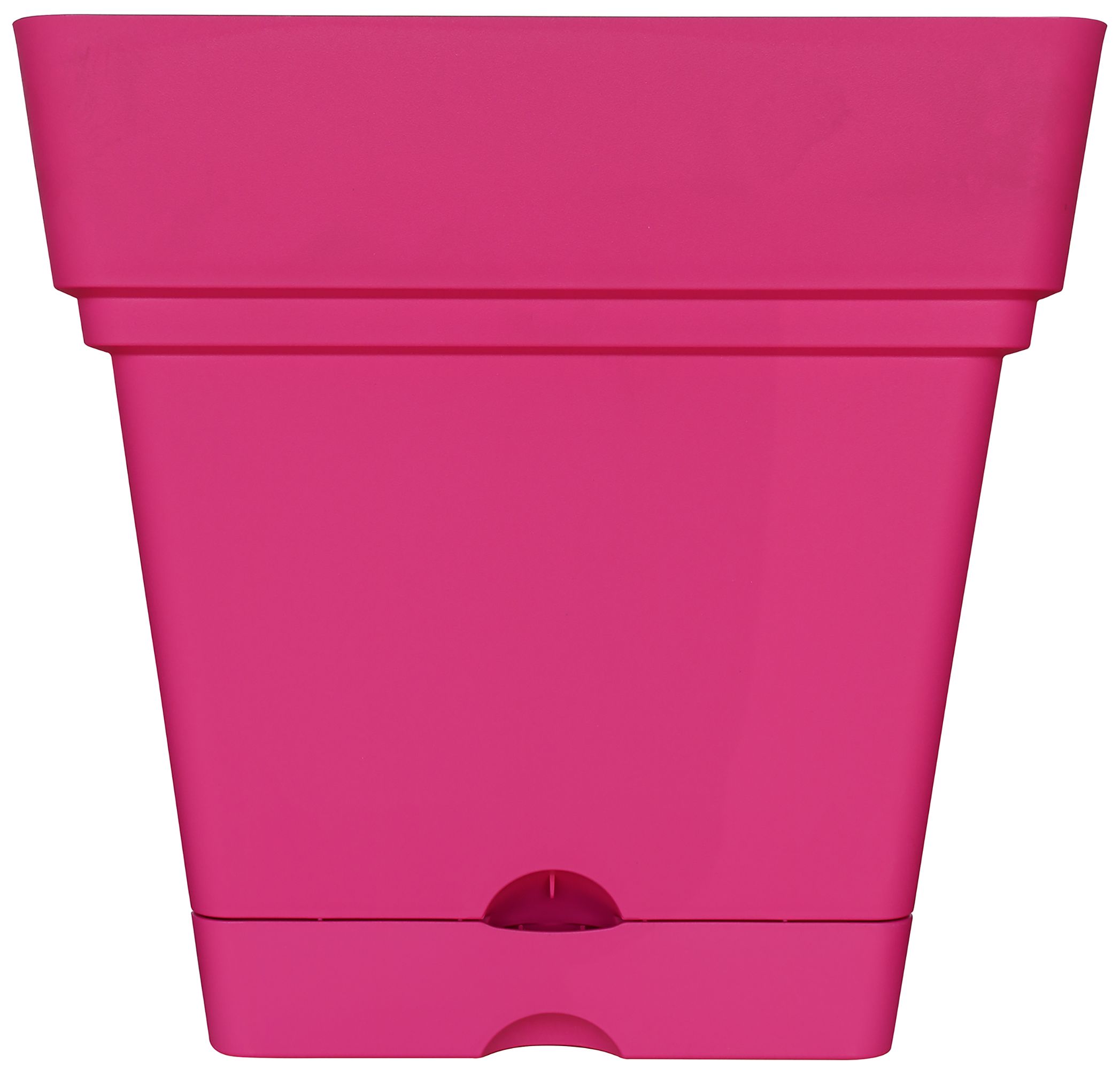 Verve Nurgul Pink Plastic Square Plant Pot (Dia)38Cm | Compare The Build