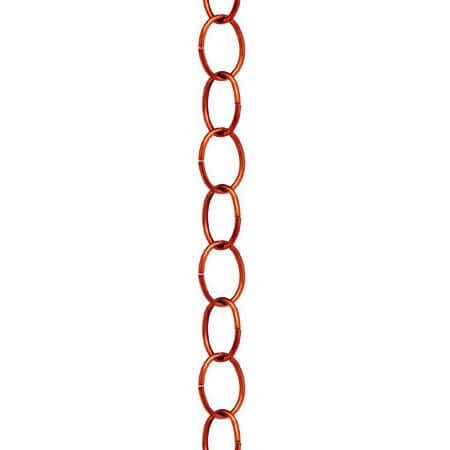 Copper Hollow Pipe Ring Rain Chain - For 2.5mtr Drop - Pack of 8 Price Comparisons | Compare The Build