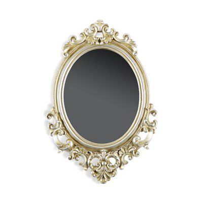 Colours Prelude Oval Framed Framed Mirror (H)390mm (W)275mm Price Comparisons | Compare The Build