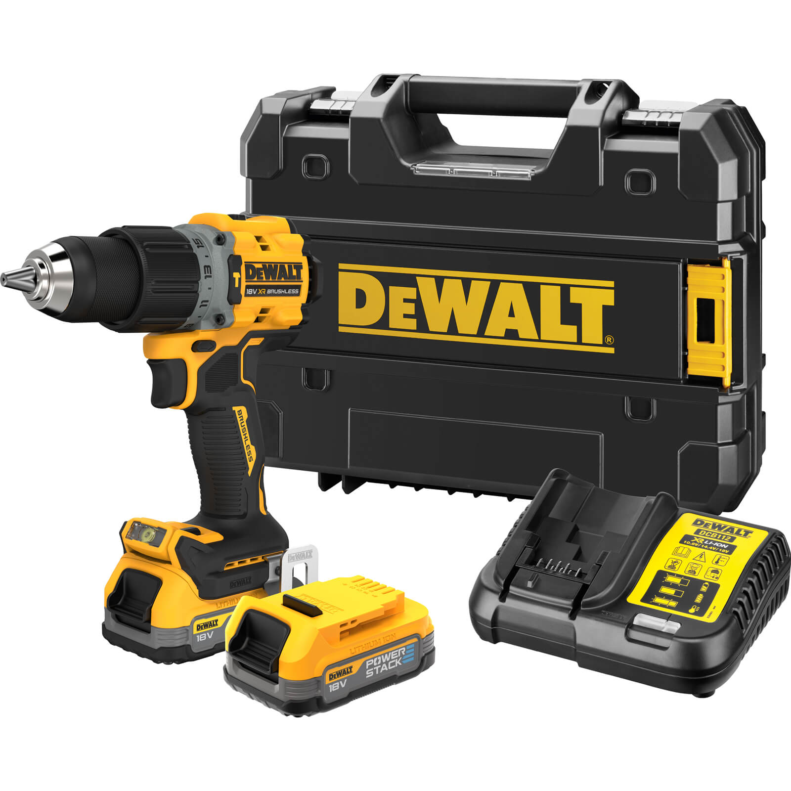 DeWalt DCD805 18v XR Brushless G3 Compact Combi Drill 2 x 1.7ah Li-ion Powerstack Charger Case Price Comparisons | Compare The Build