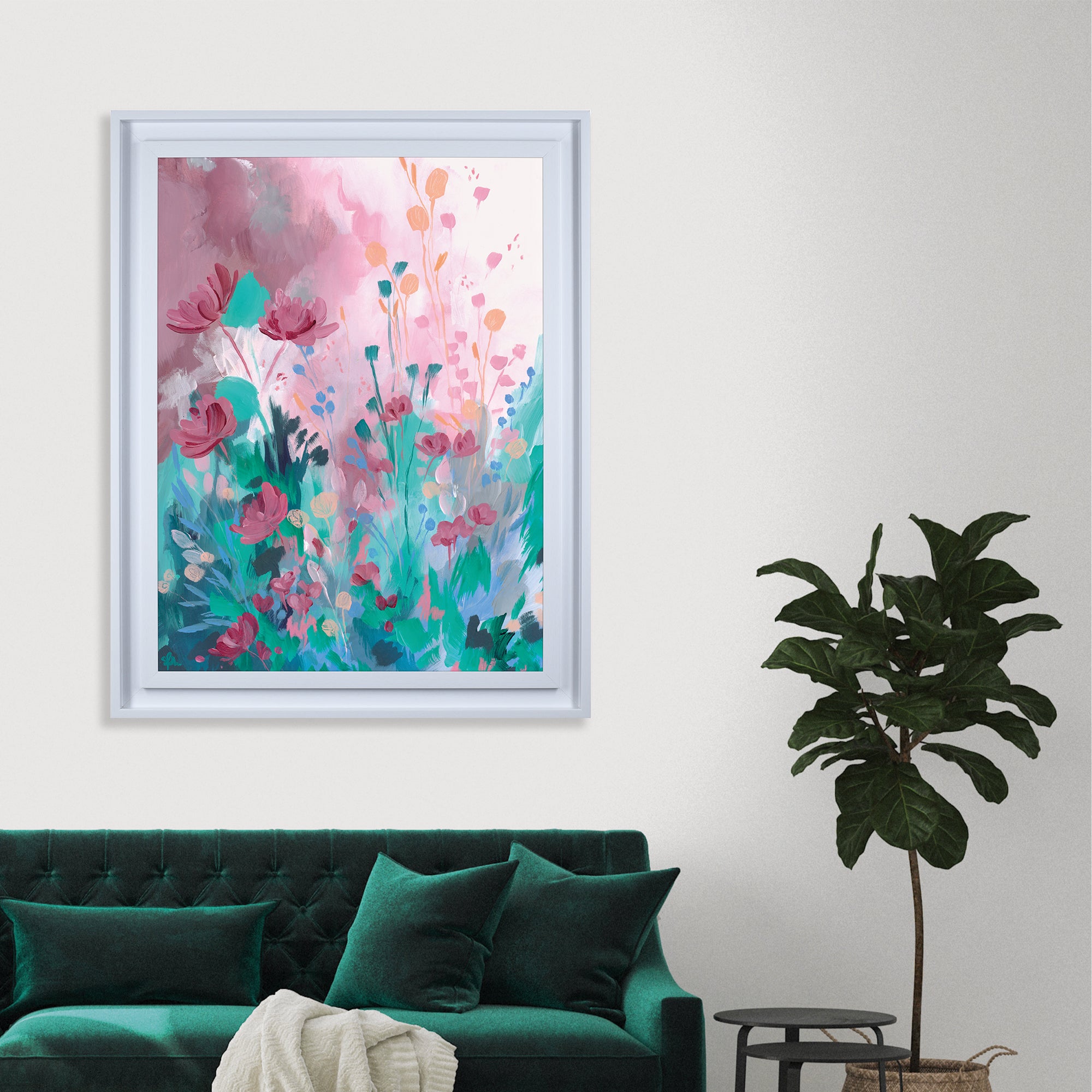 The Art Group Fantasie LVII Framed Print Pink Price Comparisons | Compare The Build