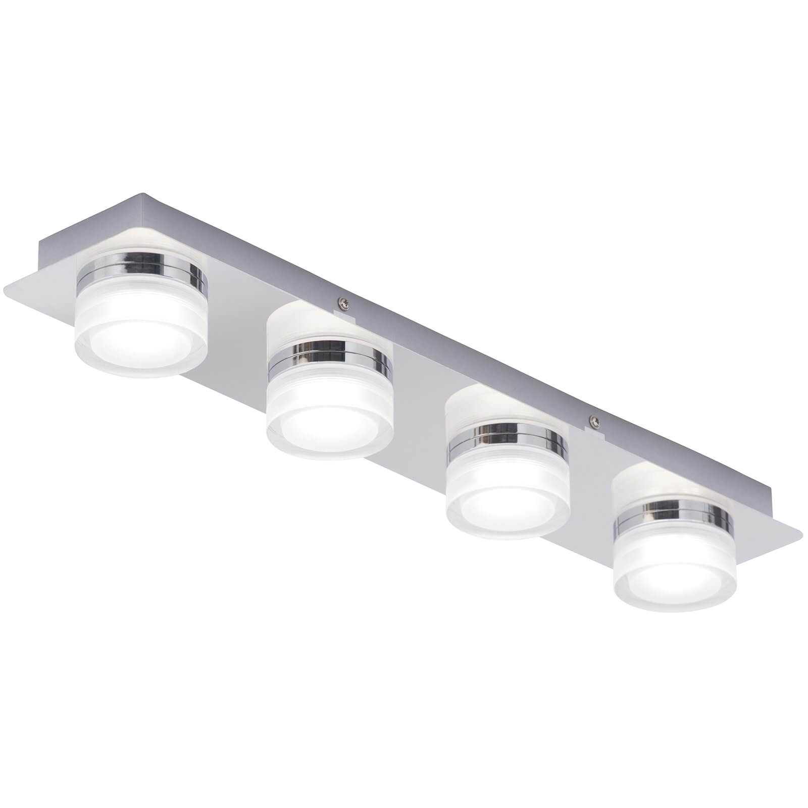 Amalfi 4 Bar LED Flush - Chrome Price Comparisons | Compare The Build