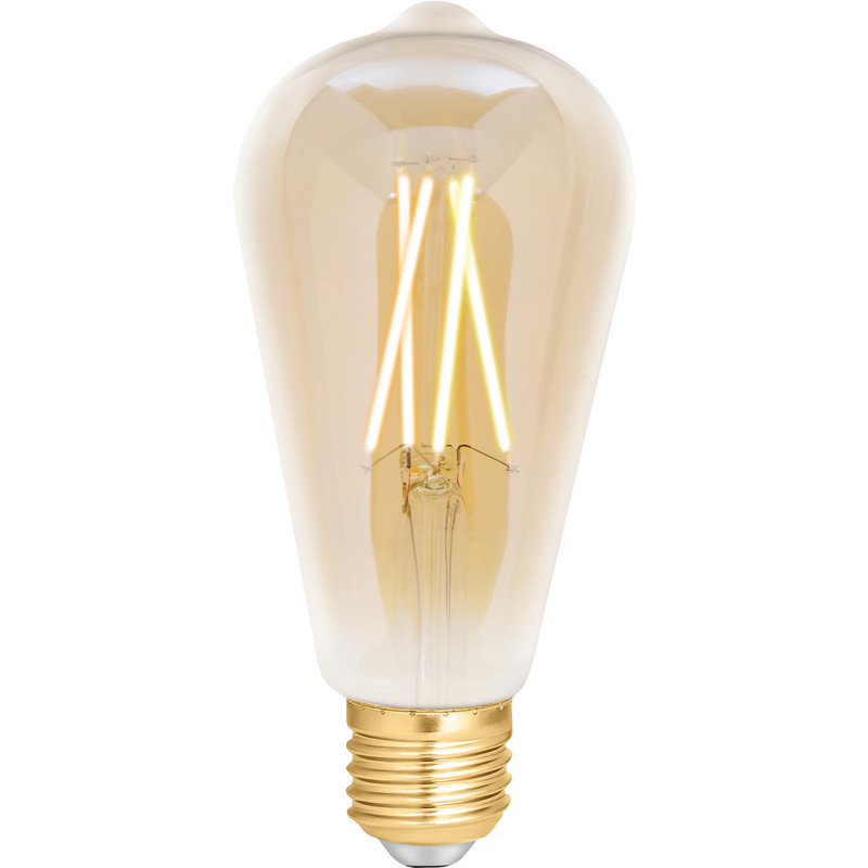 4lite WiZ LED ST64 Smart Filament Wi-Fi Bulb 6.5W ES 720lm Amber Price Comparisons | Compare The Build