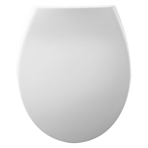 Wickes Thermoset Plastic Soft Close Toilet Seat - White | Compare The Build