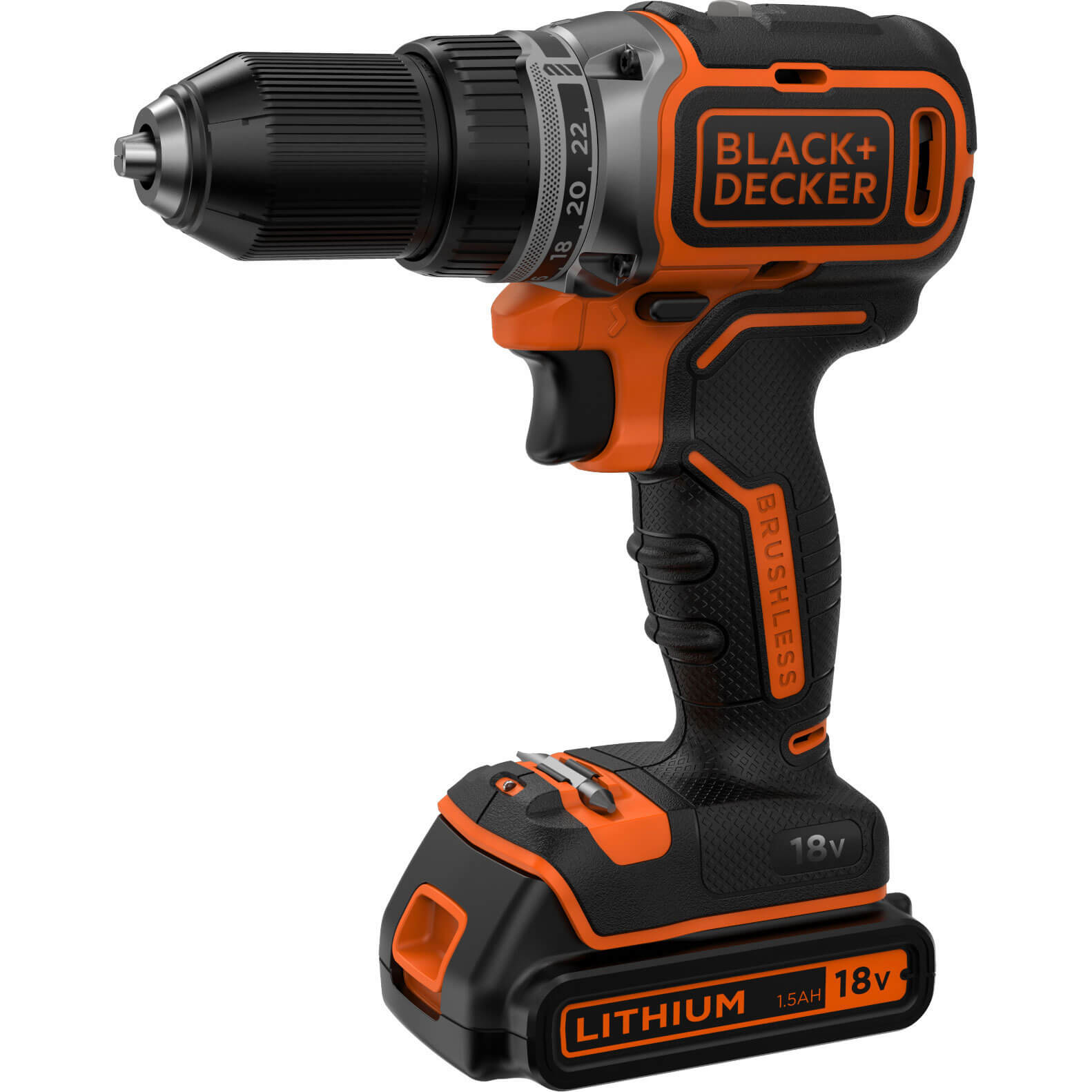 Black and Decker BL186 18v Cordless Brushless Drill Driver 1 x 1.5ah Li-ion Charger No Case Price Comparisons | Compare The Build