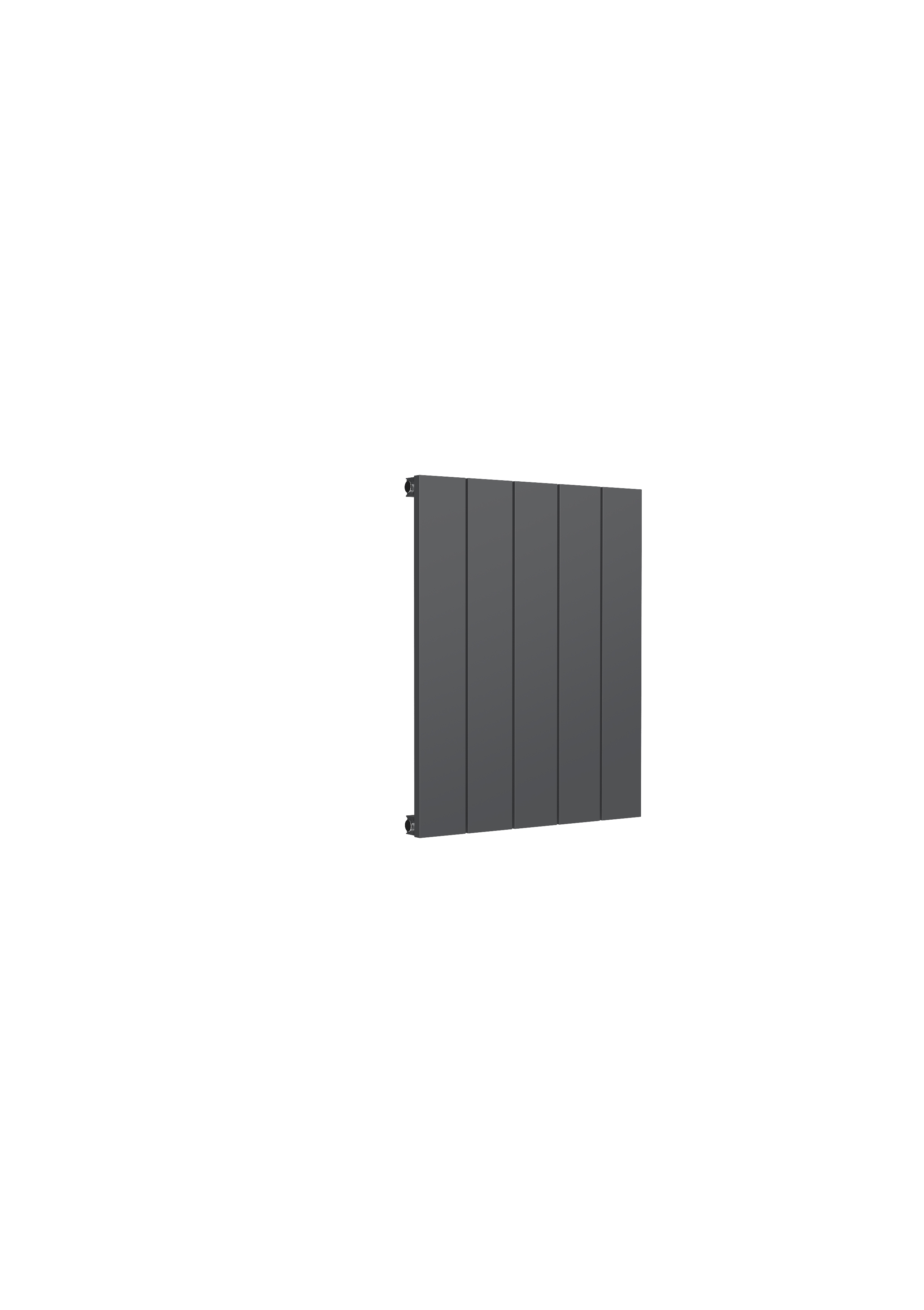 Reina Casina Horizontal Aluminium Designer Radiator, Anthracite, 600mm x 470mm Price Comparisons | Compare The Build