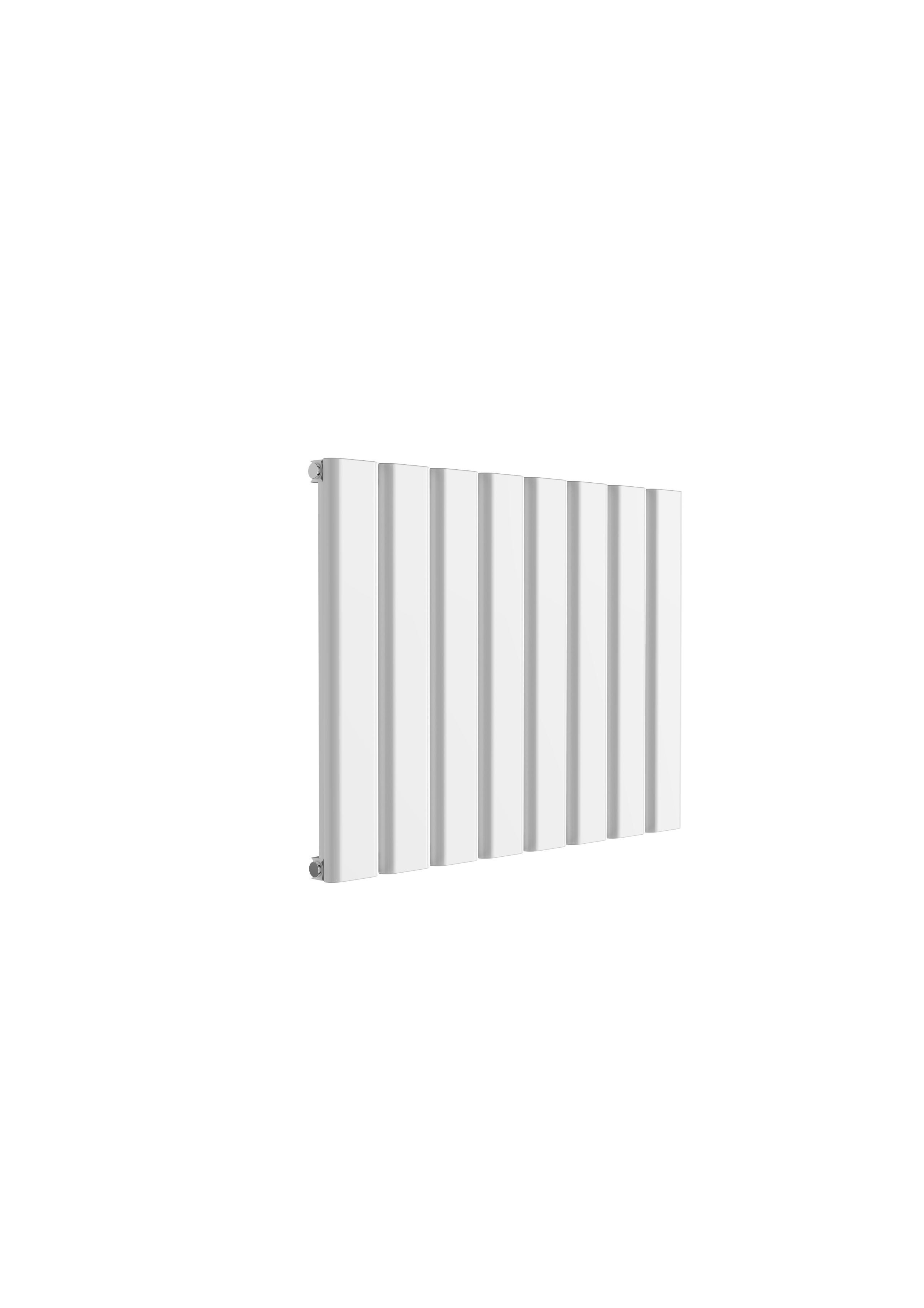 Reina Vicari Horizontal Aluminium Designer Radiator, White, 600mm x 800mm Price Comparisons | Compare The Build