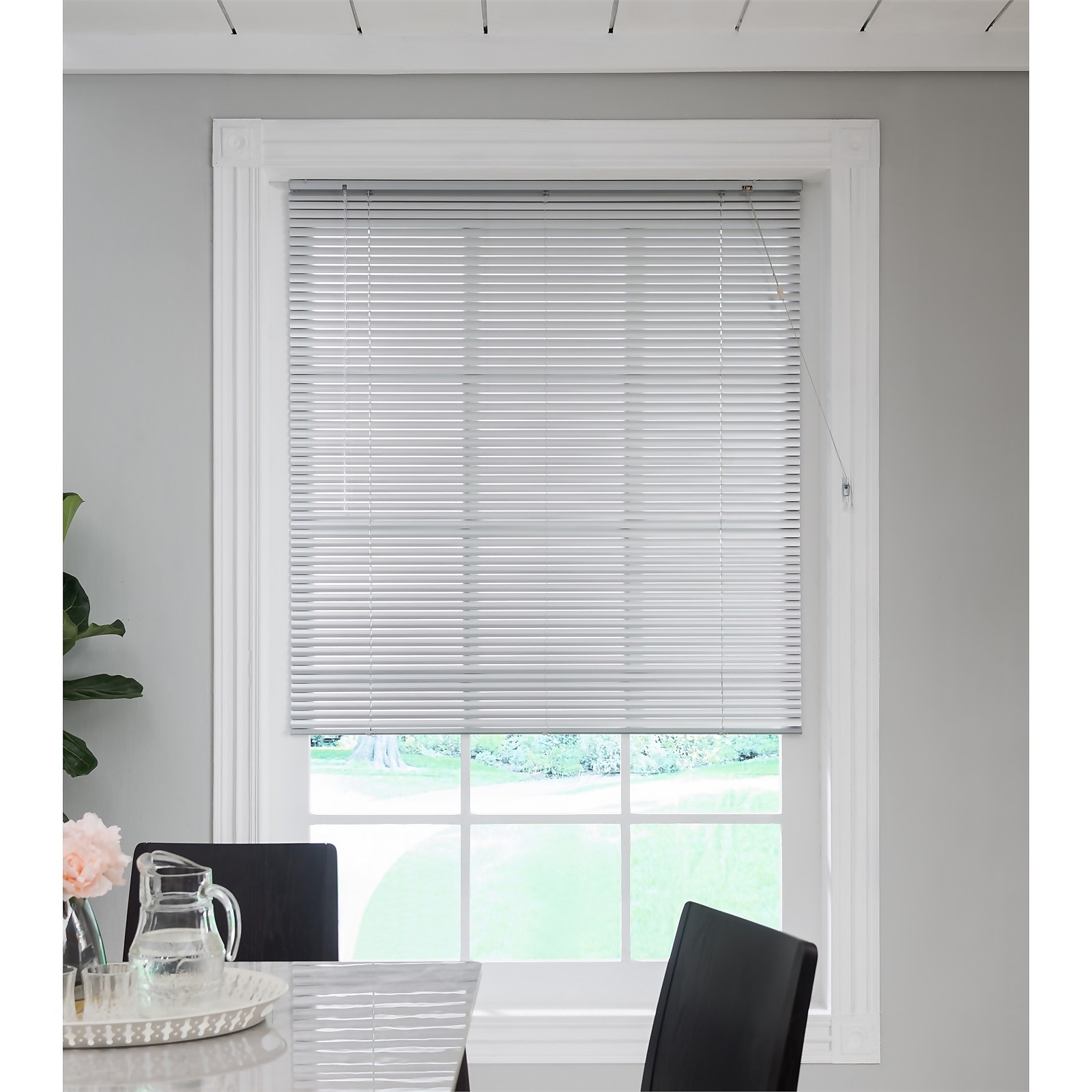 Aluminium Venetian Blind - Silver - 150x160cm Price Comparisons | Compare The Build