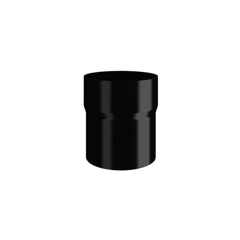 Lindab Steel Round Pipe Connector 100mm Painted Black Galvanised Steel SRORM100BK Price Comparisons | Compare The Build