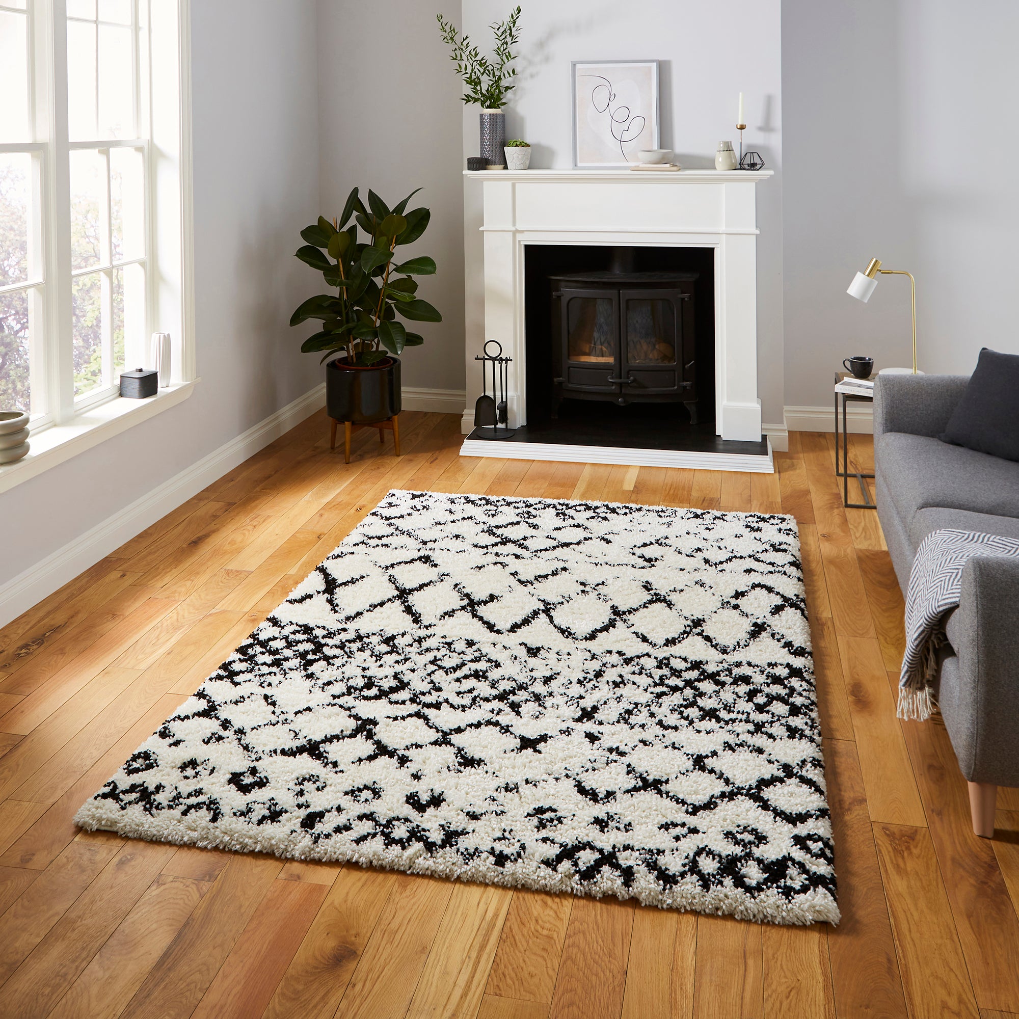 Scandi Berber G272 Rug Black/White Price Comparisons | Compare The Build