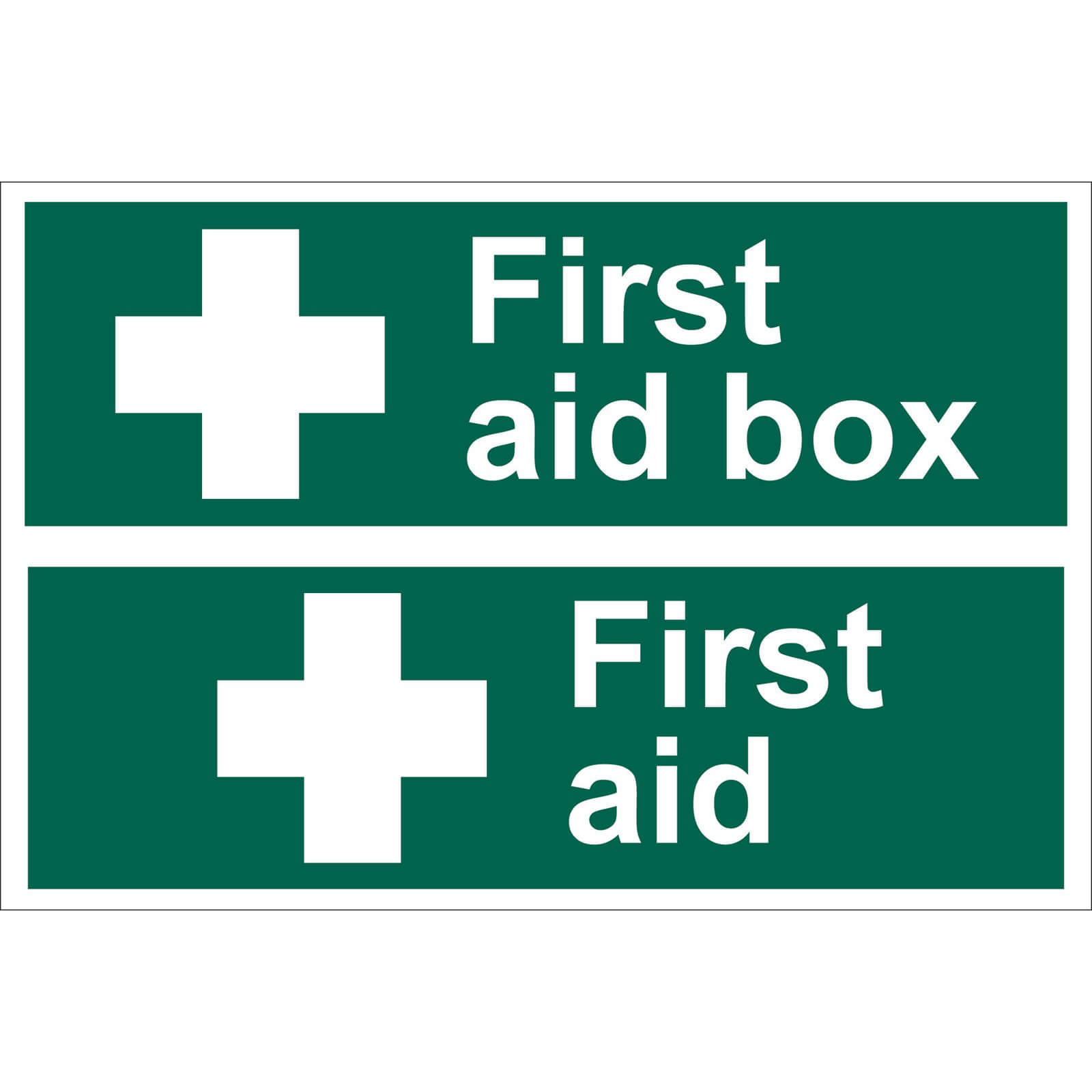 Draper First Aid Box Sign 300mm 200mm Standard Price Comparisons | Compare The Build