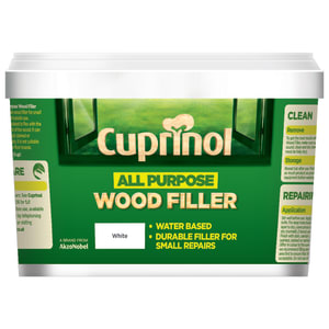 Cuprinol All Purpose Wood Filler Tub - White 250ml Price Comparisons | Compare The Build