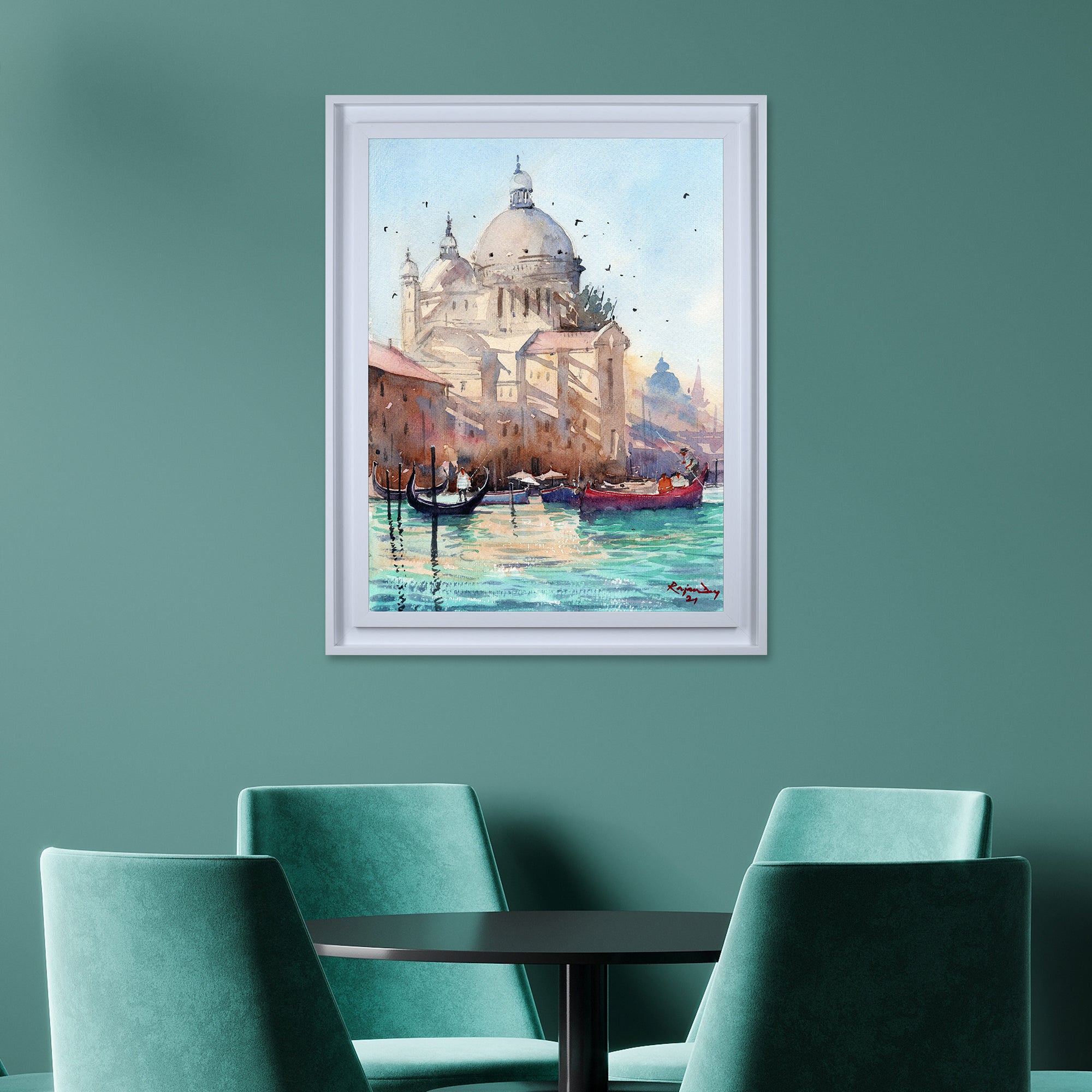 The Art Group Santa Maria Framed Print MultiColoured Price Comparisons | Compare The Build