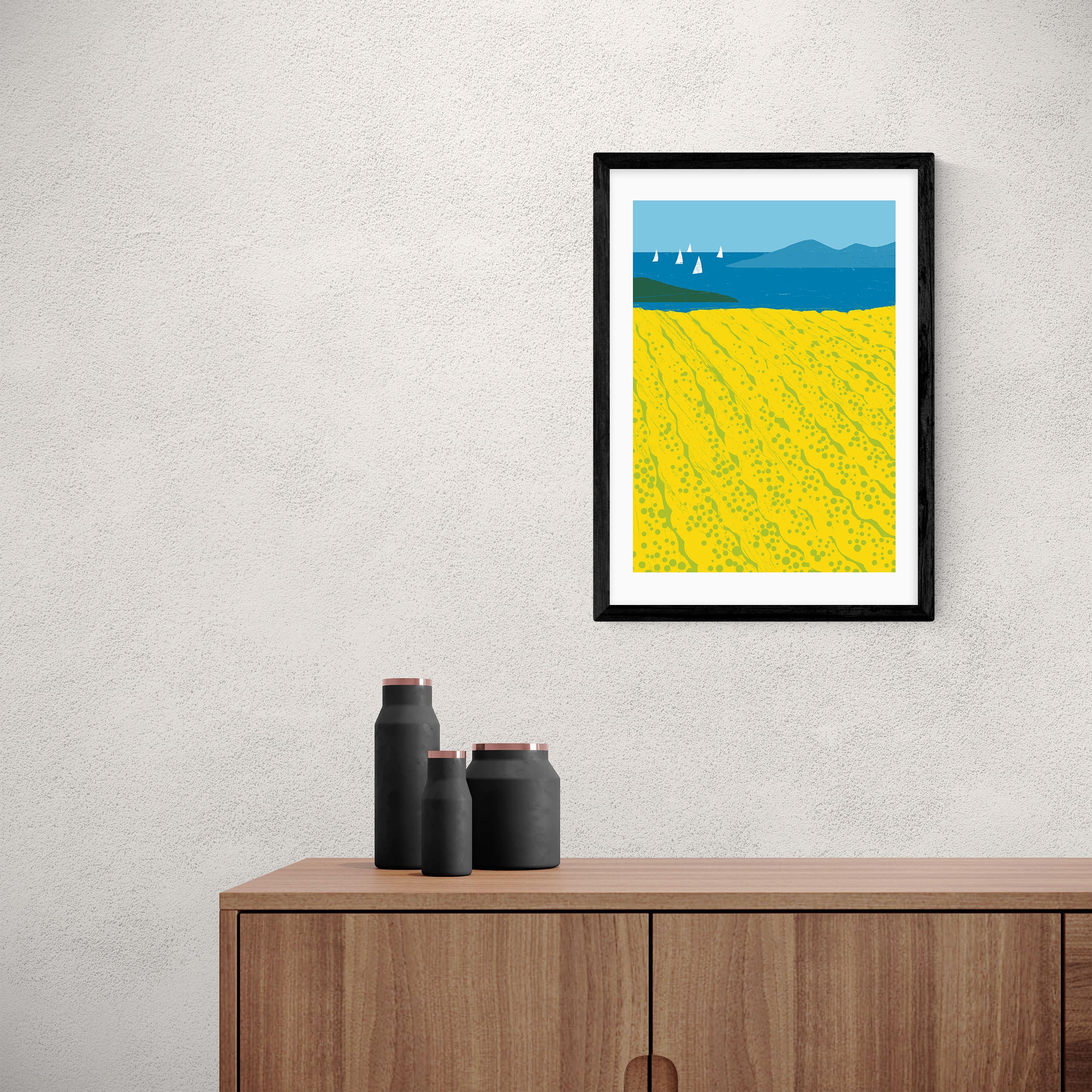 East End Prints Immortelle Fields Print Yellow | Compare The Build