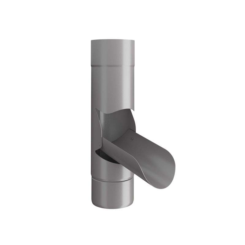 Lindab Manual Rainwater Diverter 87mm Painted Anthracite Metallic Galvanised Steel FUTK87AM Price Comparisons | Compare The Build