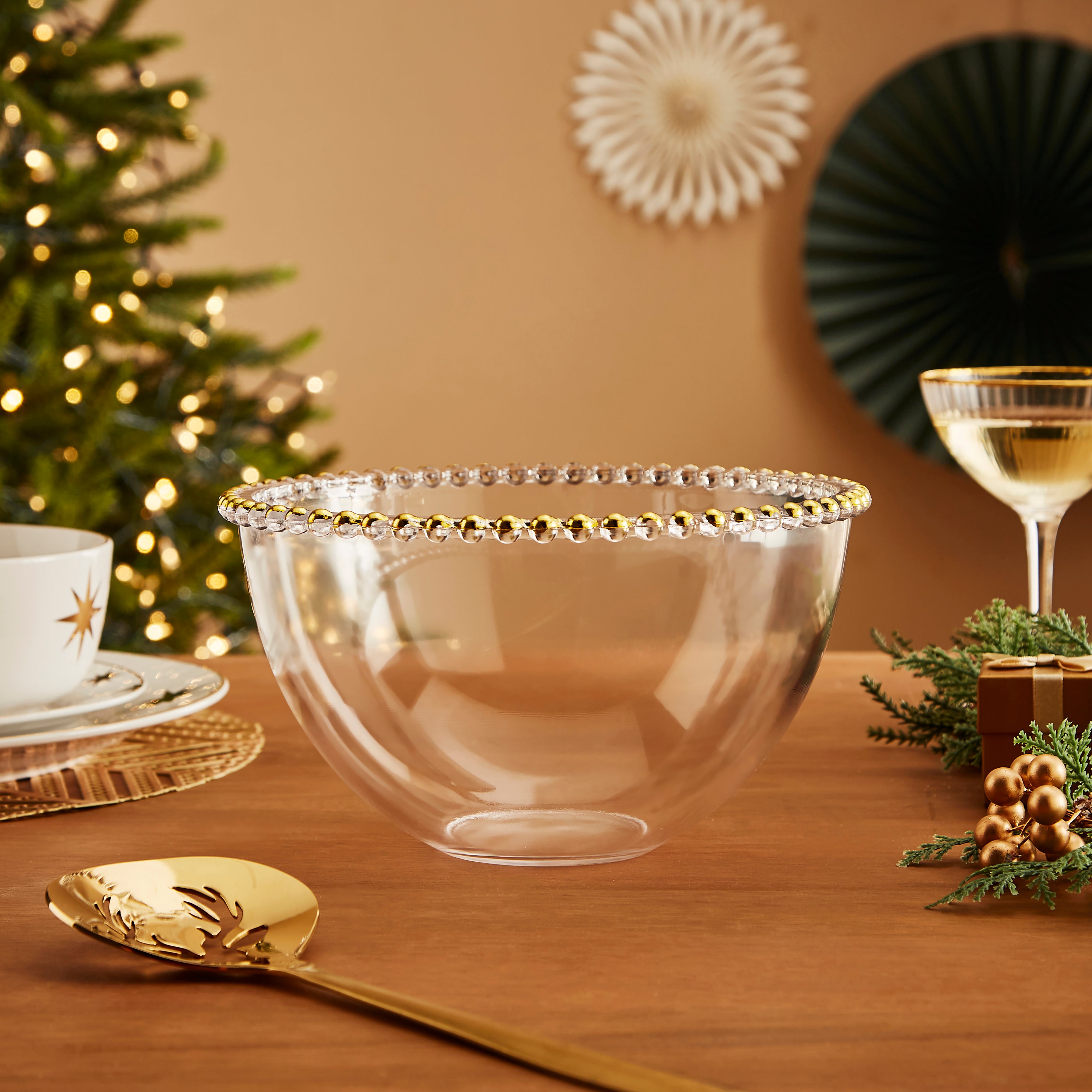 Gold Beaded Large Bowl Gold Price Comparisons | Compare The Build