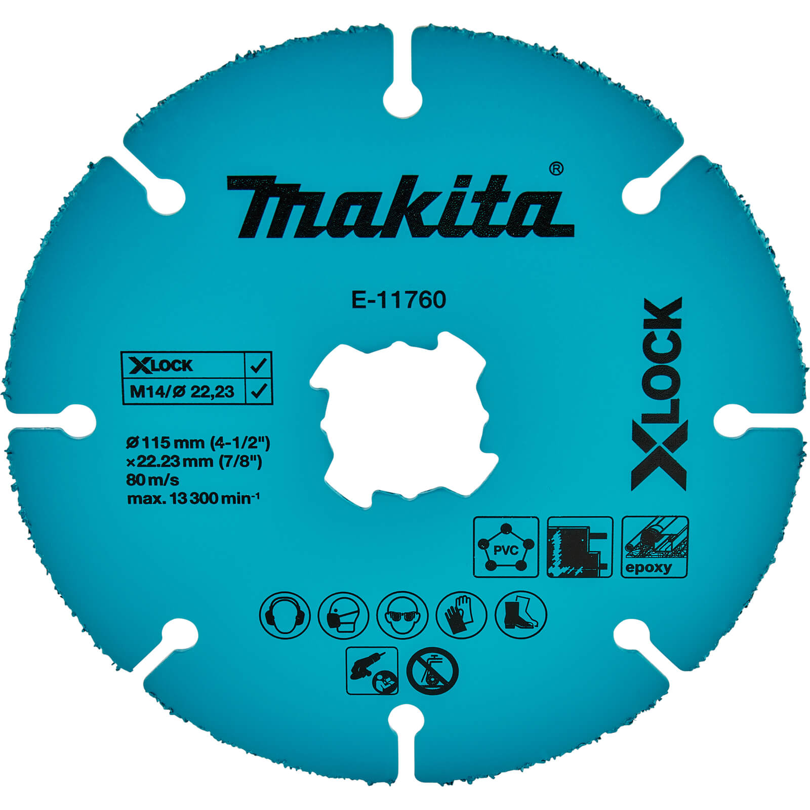 Makita X Lock Tungsten Carbide Grit Cutting Disc 115mm 2mm 22mm | Compare The Build