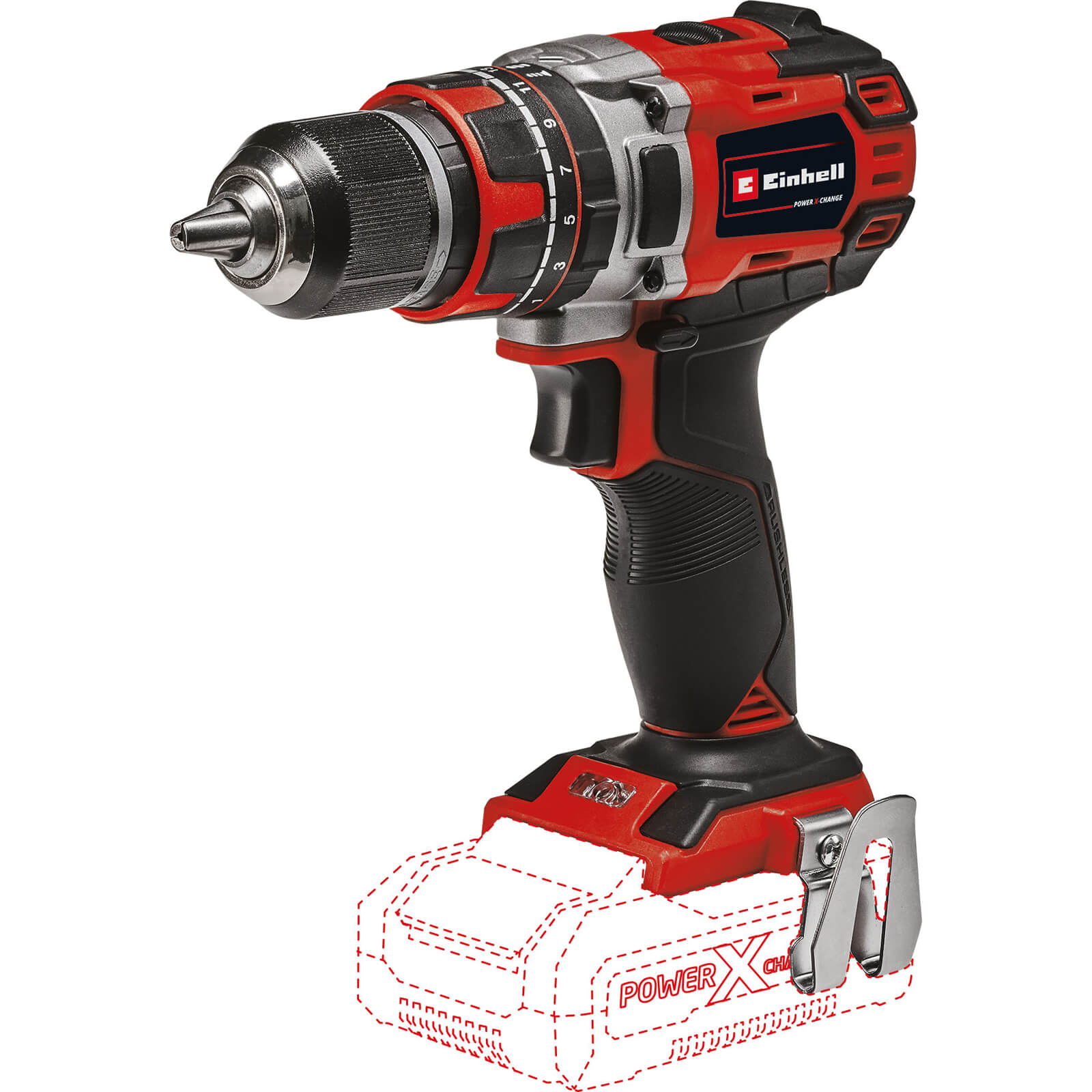 Einhell TE-CD 18/50 Li-i BL 18v Cordless Brushless Combi Drill No Batteries No Charger No Case | Compare The Build