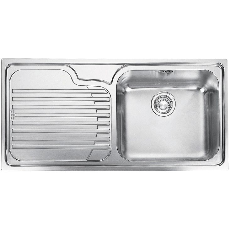 Franke Galassia 1 Bowl Polished Stainless Steel Single Kitchen Sink Price Comparisons | Compare The Build