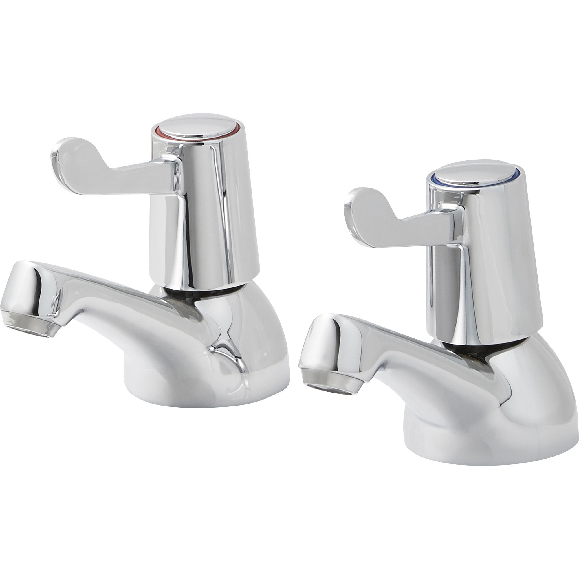 GoodHome Netley Bath Pillar Tap, Pack Of 2 Price Comparisons | Compare The Build