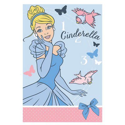 Disney Multicolour Princess Cinderella Fleece Throw Price Comparisons | Compare The Build