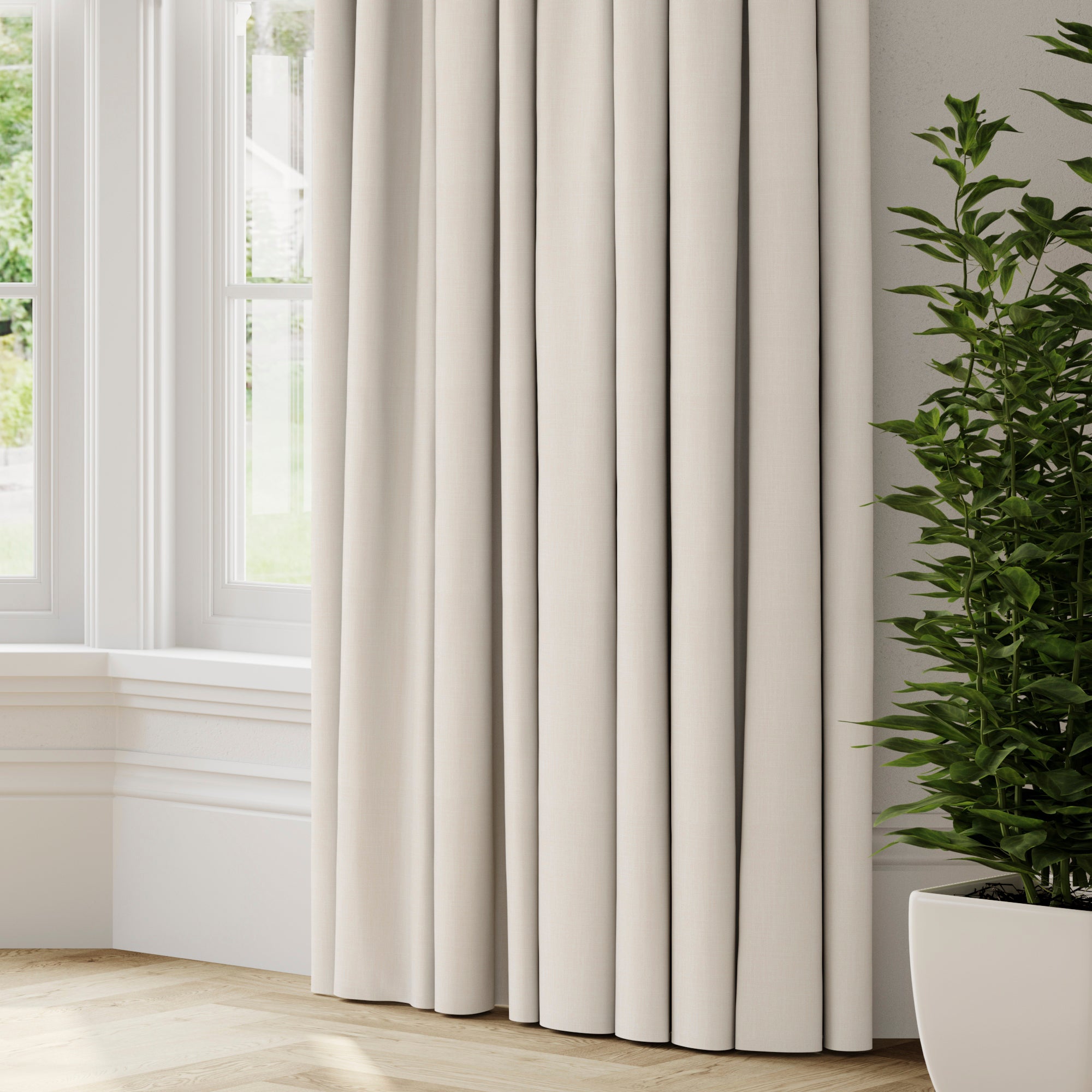 Bronte Recycled Polyester Made to Measure Curtains Bronte Oyster Price Comparisons | Compare The Build