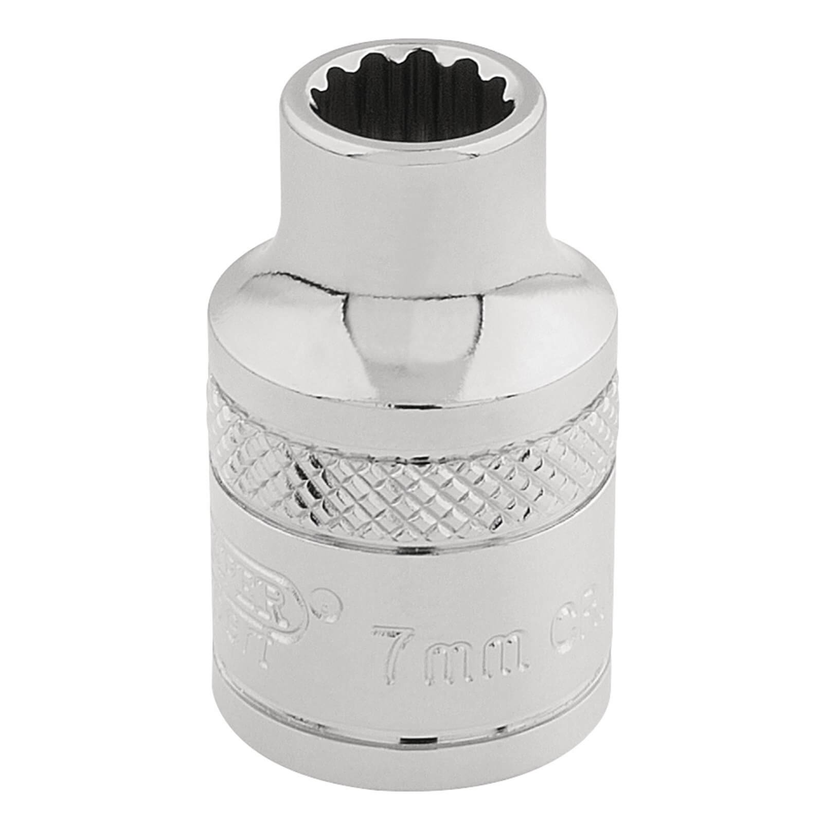 Draper 3/8" Drive Polished Finish Hi Torq Bi Hexagon Socket Metric 3/8" 7mm Price Comparisons | Compare The Build