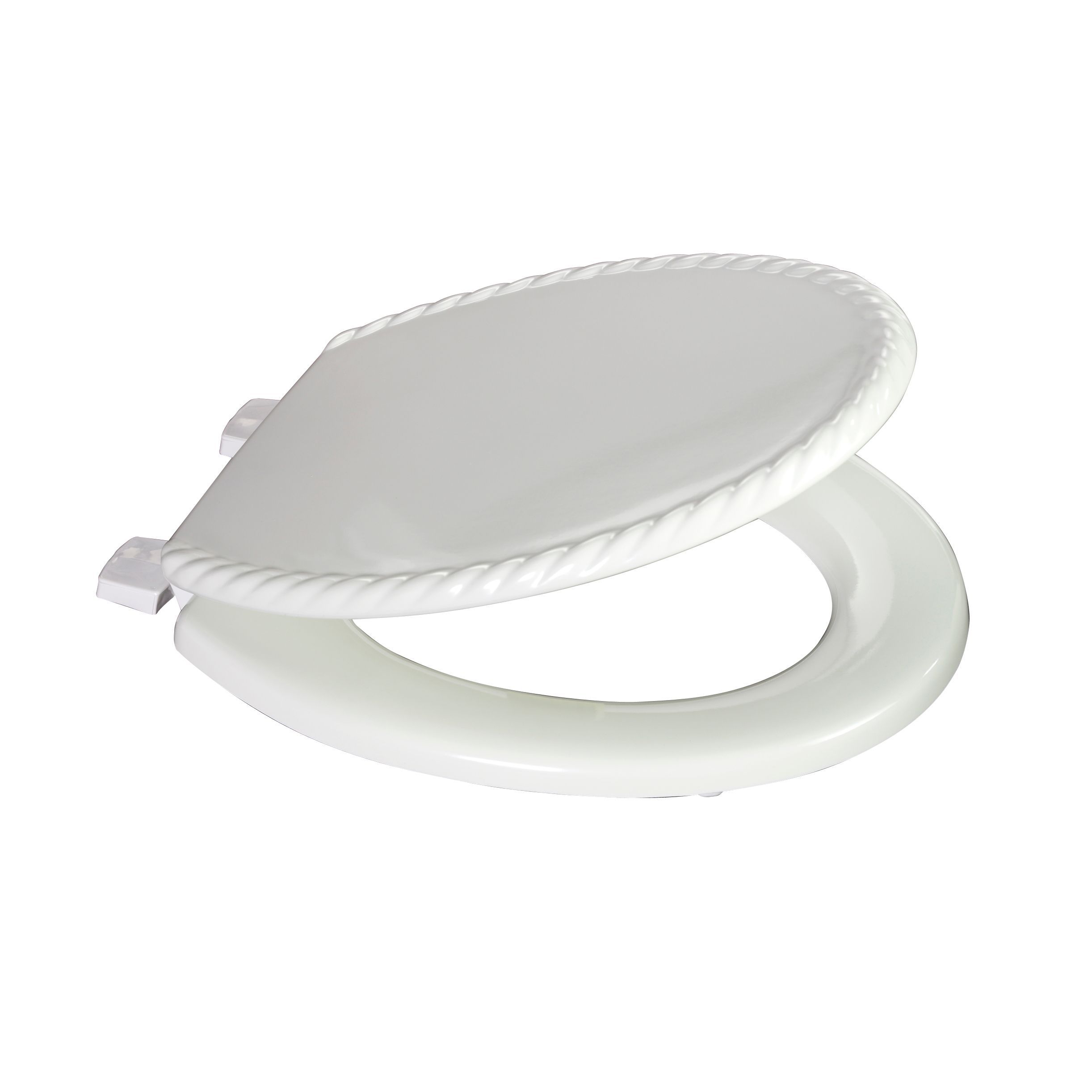 Cooke & Lewis Iton White Sculptured Rope Toilet Seat Price Comparisons | Compare The Build