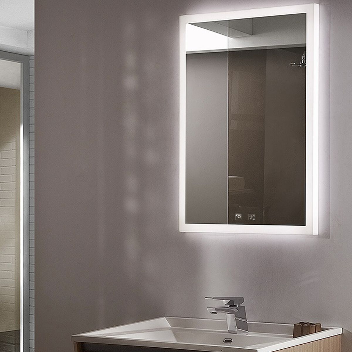 LED Mirror, Colour Adjustable With Demister Price Comparisons | Compare The Build