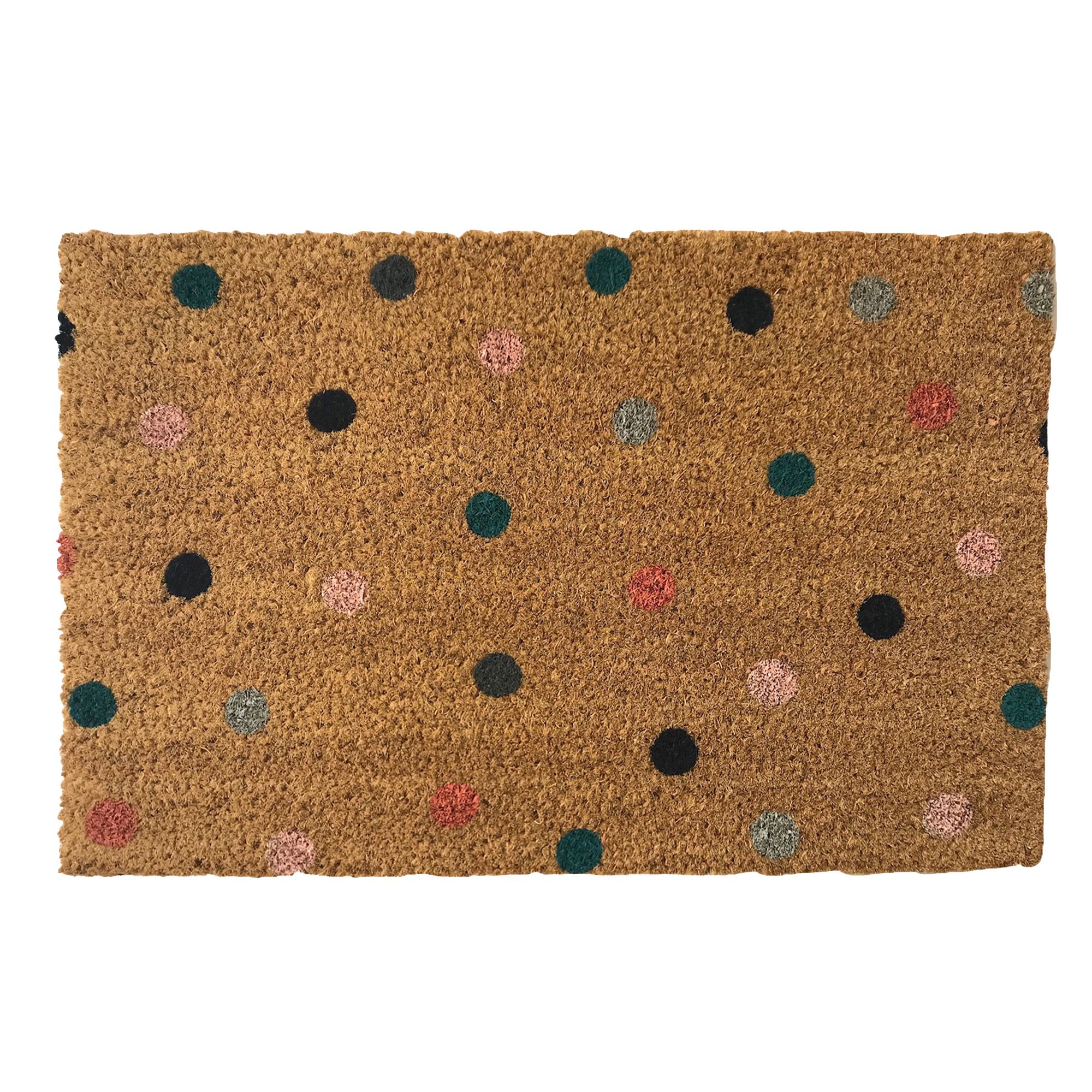 Primeur Fashion Multicolour Multi Spot Door Mat, 40Cm X 58Cm Price Comparisons | Compare The Build