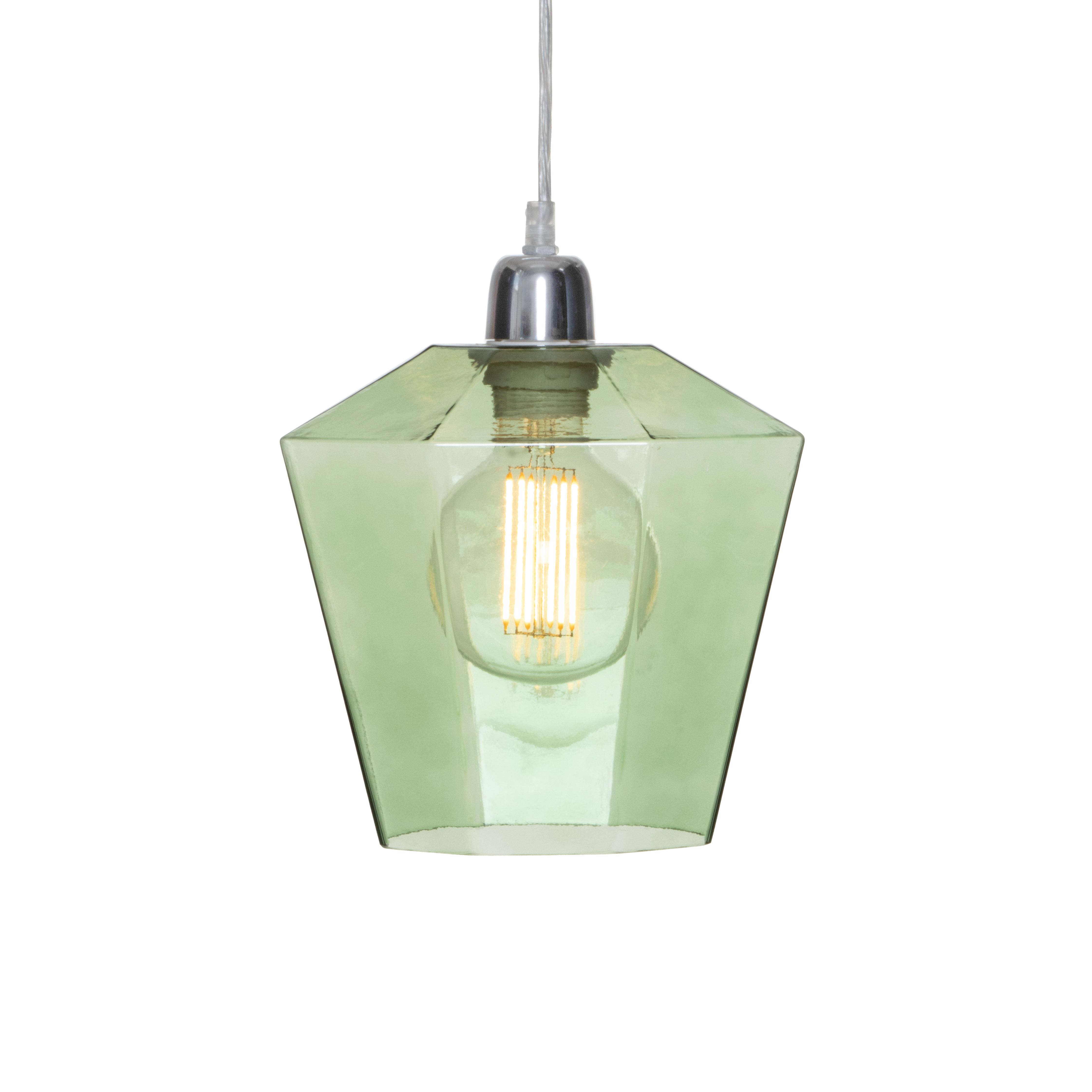 Inlight Midi Green Light Pendant, (Dia)225mm Price Comparisons | Compare The Build