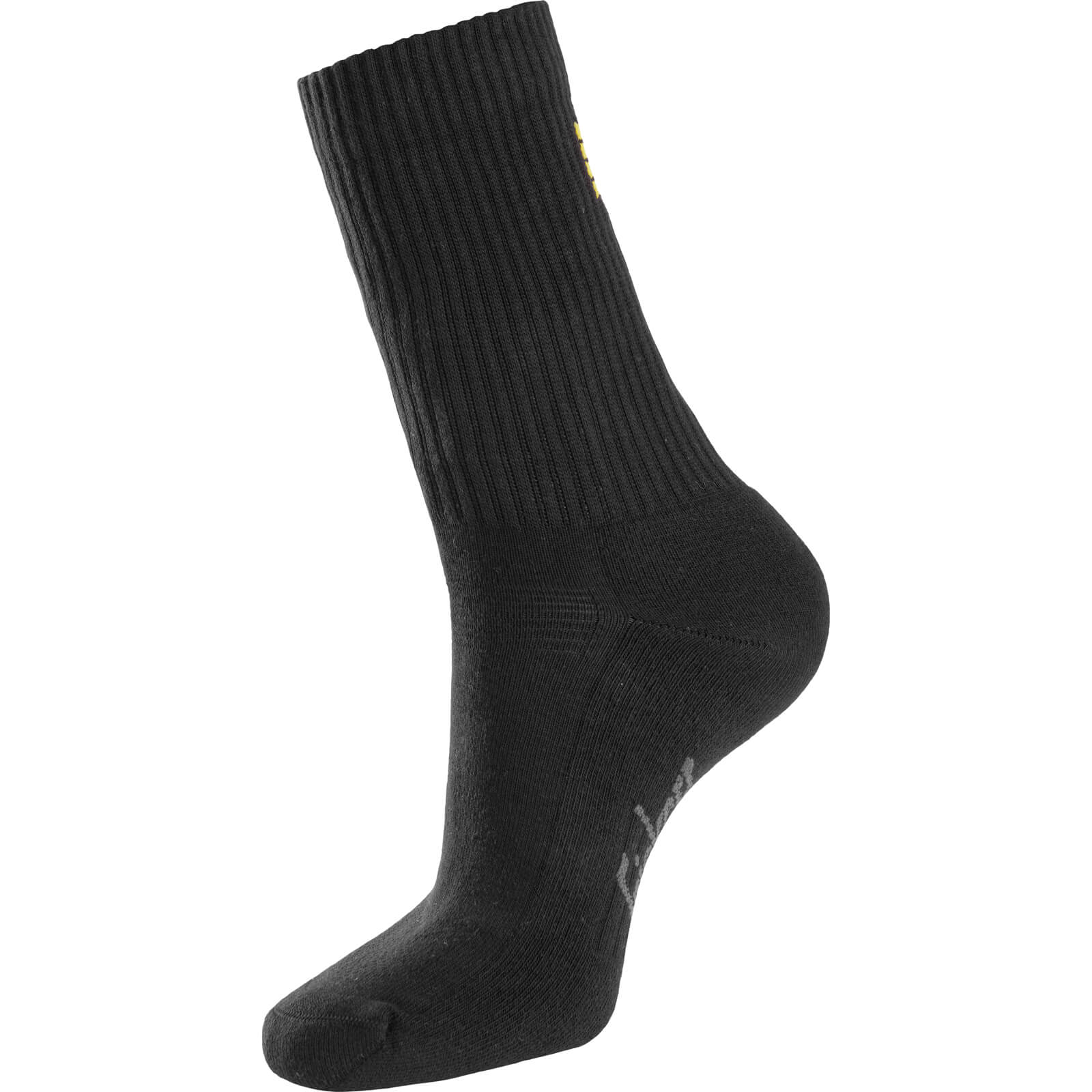 Snickers 9214 Cotton Work Socks Black 10.5 - 13 Pack of 3 | Compare The Build