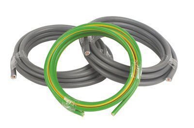 Prysmian Grey 1 Core Meter Tails & Earth Cable, Pack Of 3 Price Comparisons | Compare The Build