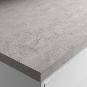 Wickes Square Edge Breakfast Bar - Woodstone Grey - 38 x 900mm x 3m Price Comparisons | Compare The Build