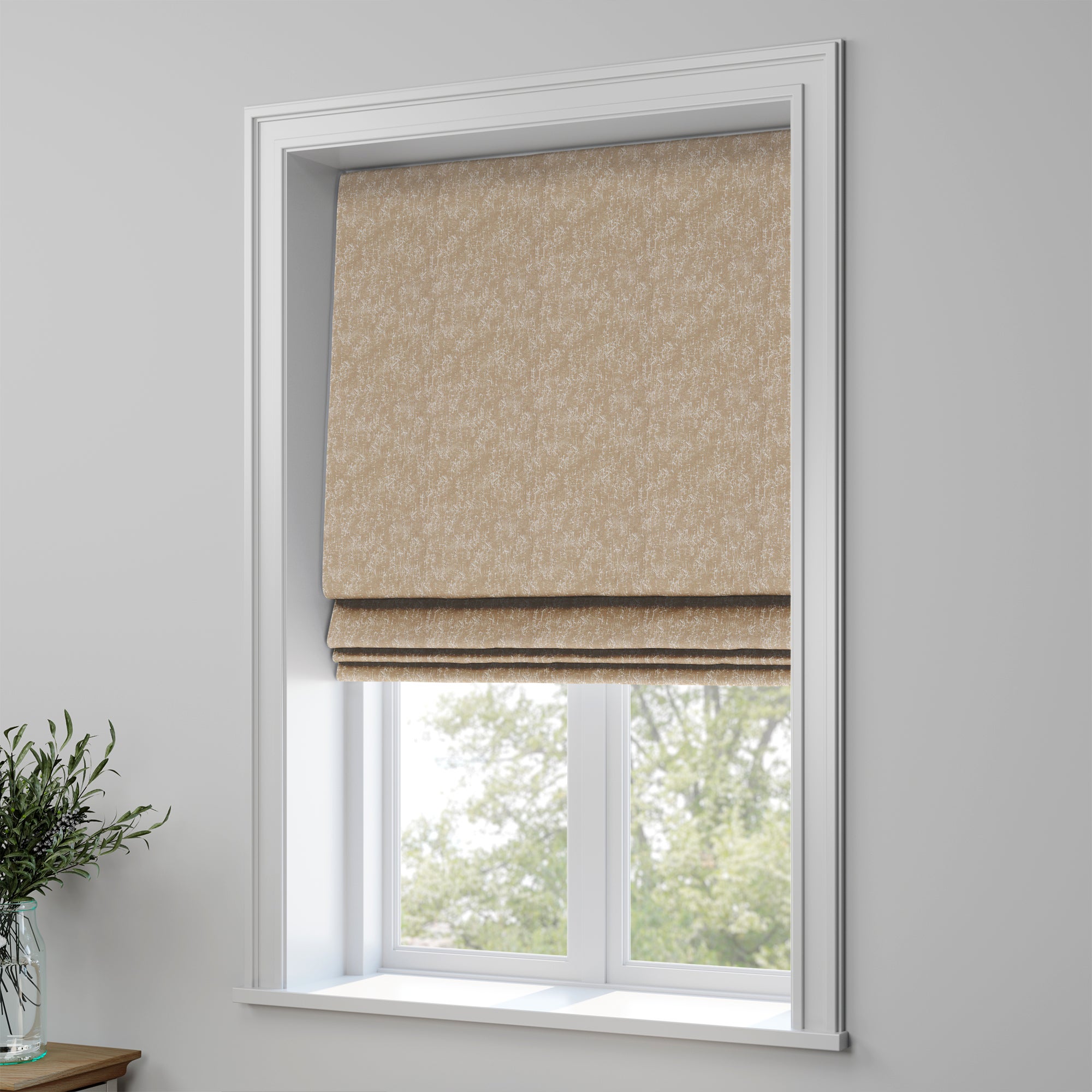 Rion Made to Measure Roman Blind Rion Taupe Price Comparisons | Compare The Build