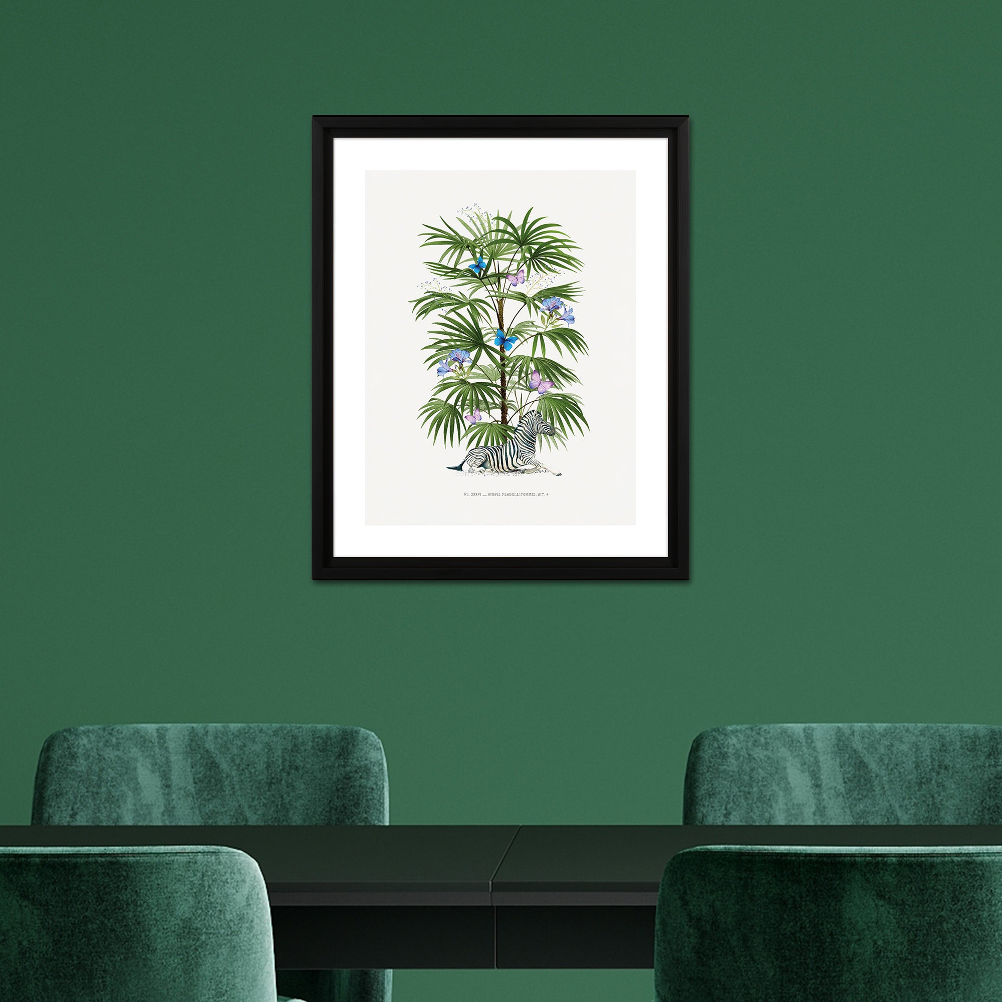 The Art Group Zebra Palm Framed Print Green Price Comparisons | Compare The Build