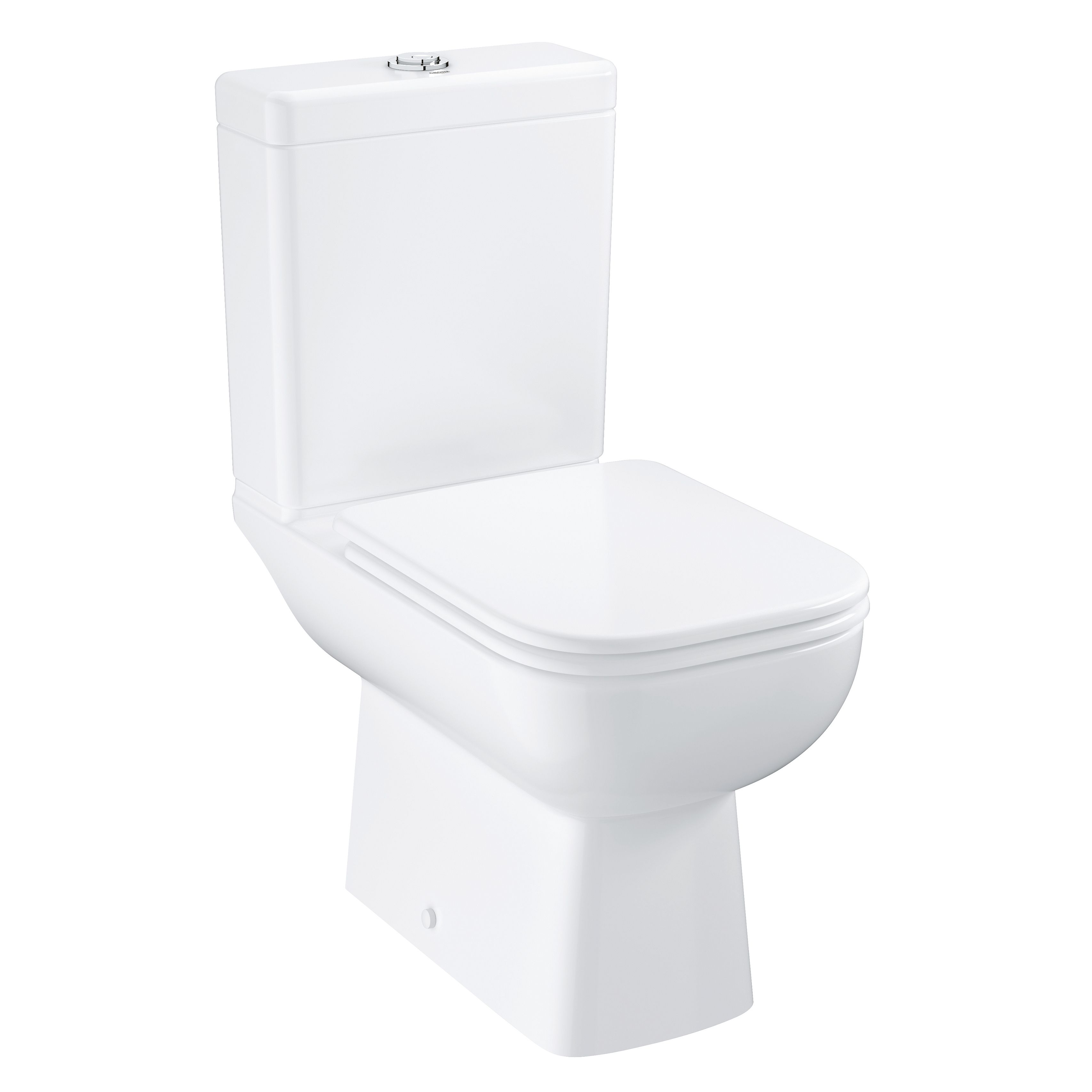 Grohe Start Edge Alpine White Slim Close-Coupled Toilet & Cistern With Soft Close Seat Price Comparisons | Compare The Build