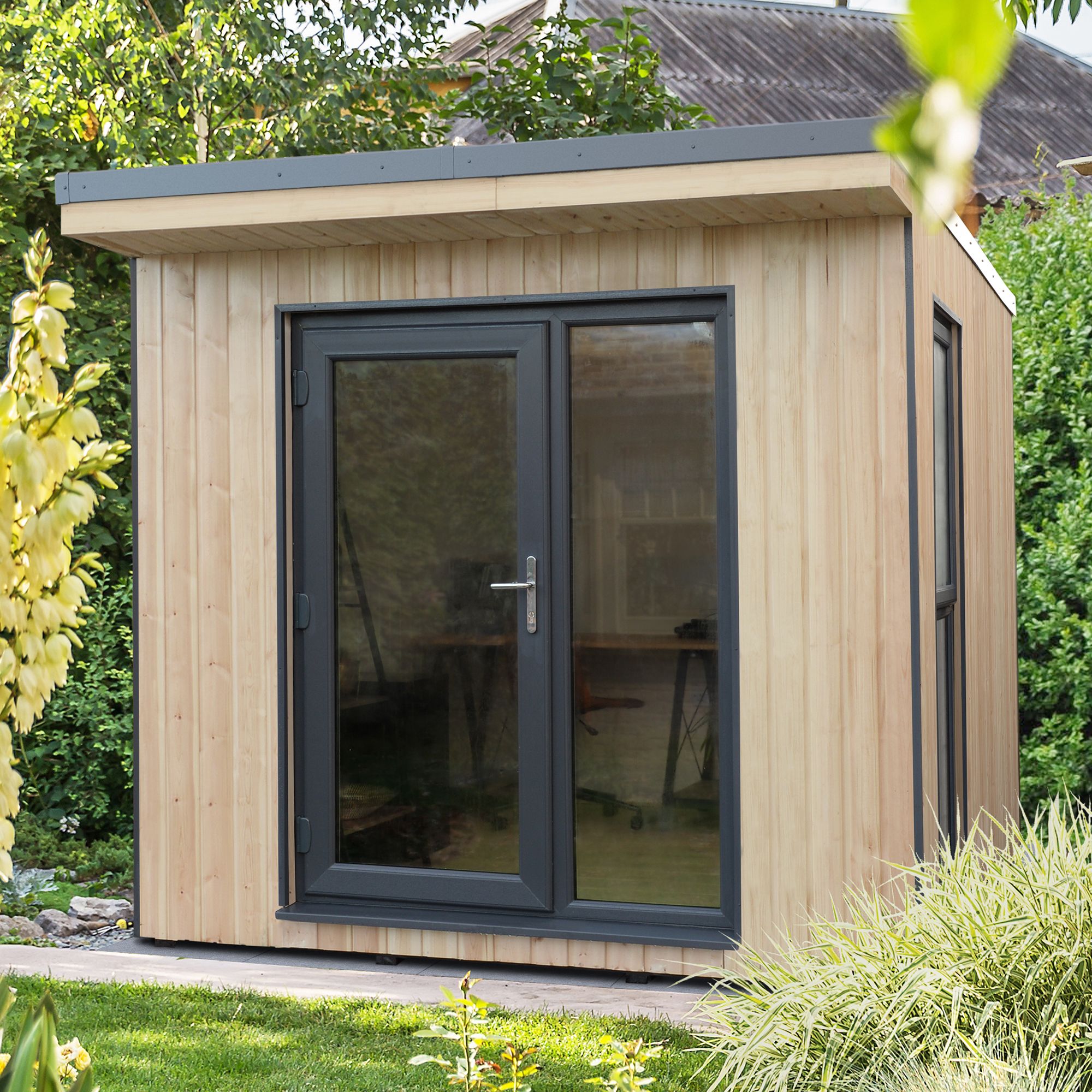 Forest Garden Xtend+ 8X9 Pent Tongue & Groove Garden Office Price Comparisons | Compare The Build