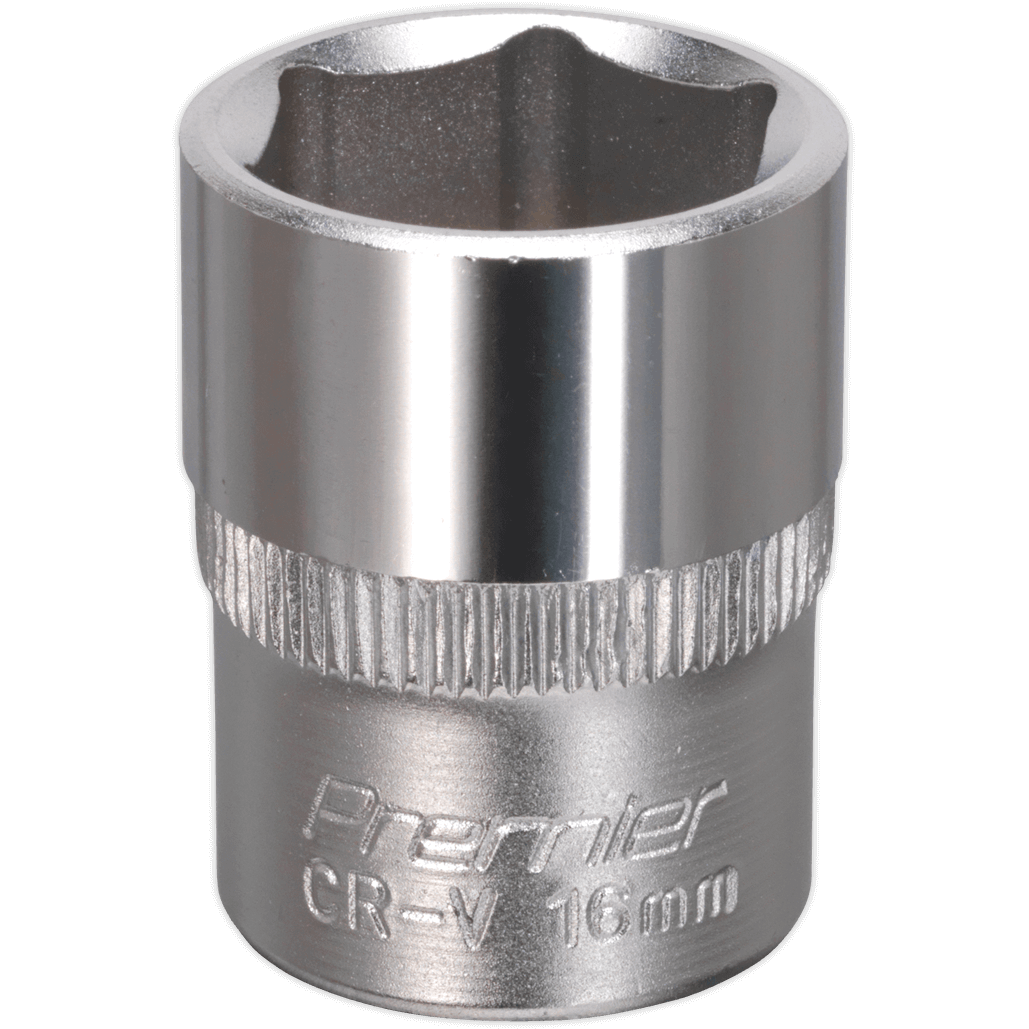 Sealey 3/8" Drive Hexagon WallDrive Socket Metric 3/8" 16mm Price Comparisons | Compare The Build