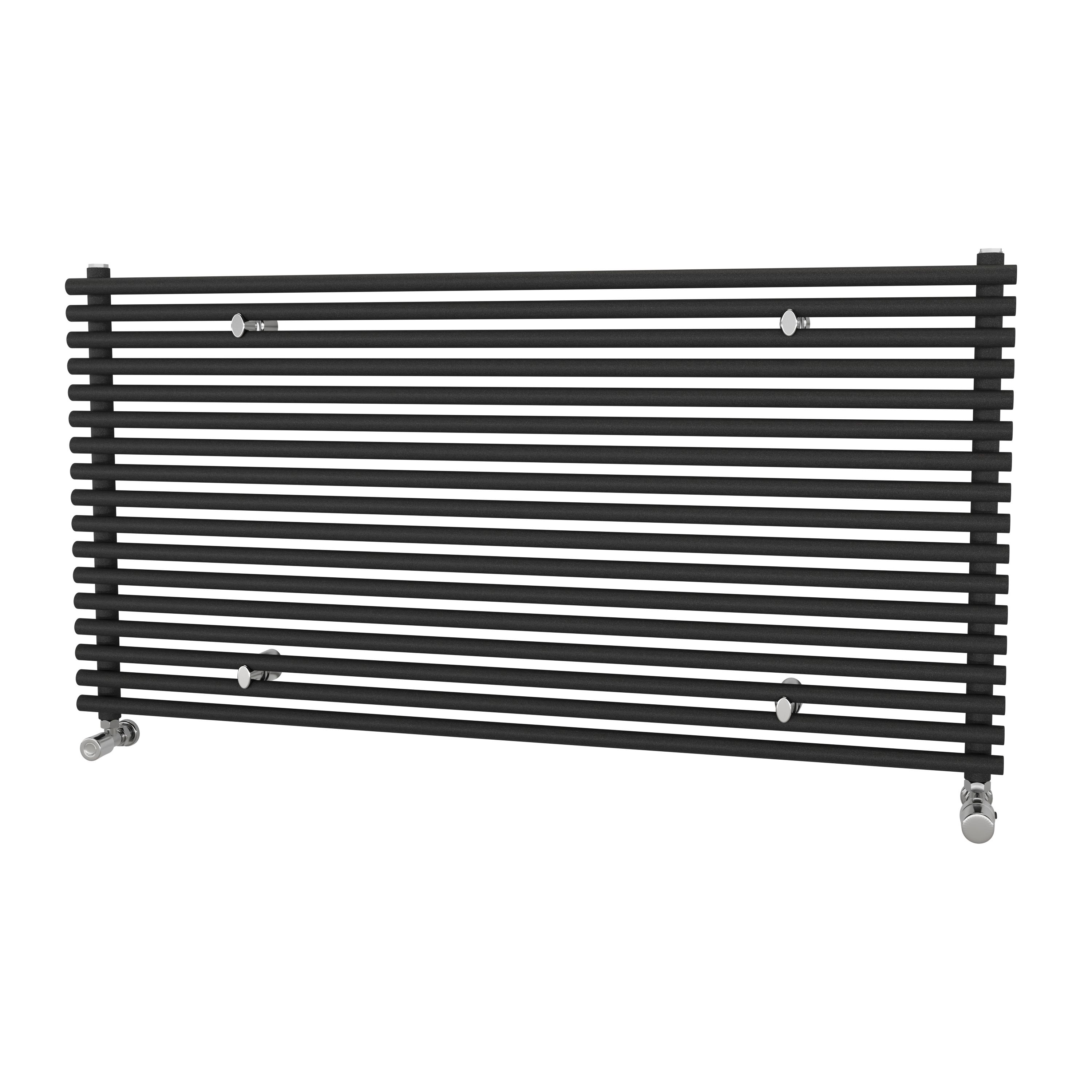 Ximax Gamba Matt Anthracite Horizontal Designer Radiator, (W)1200mm X (H)610mm Price Comparisons | Compare The Build