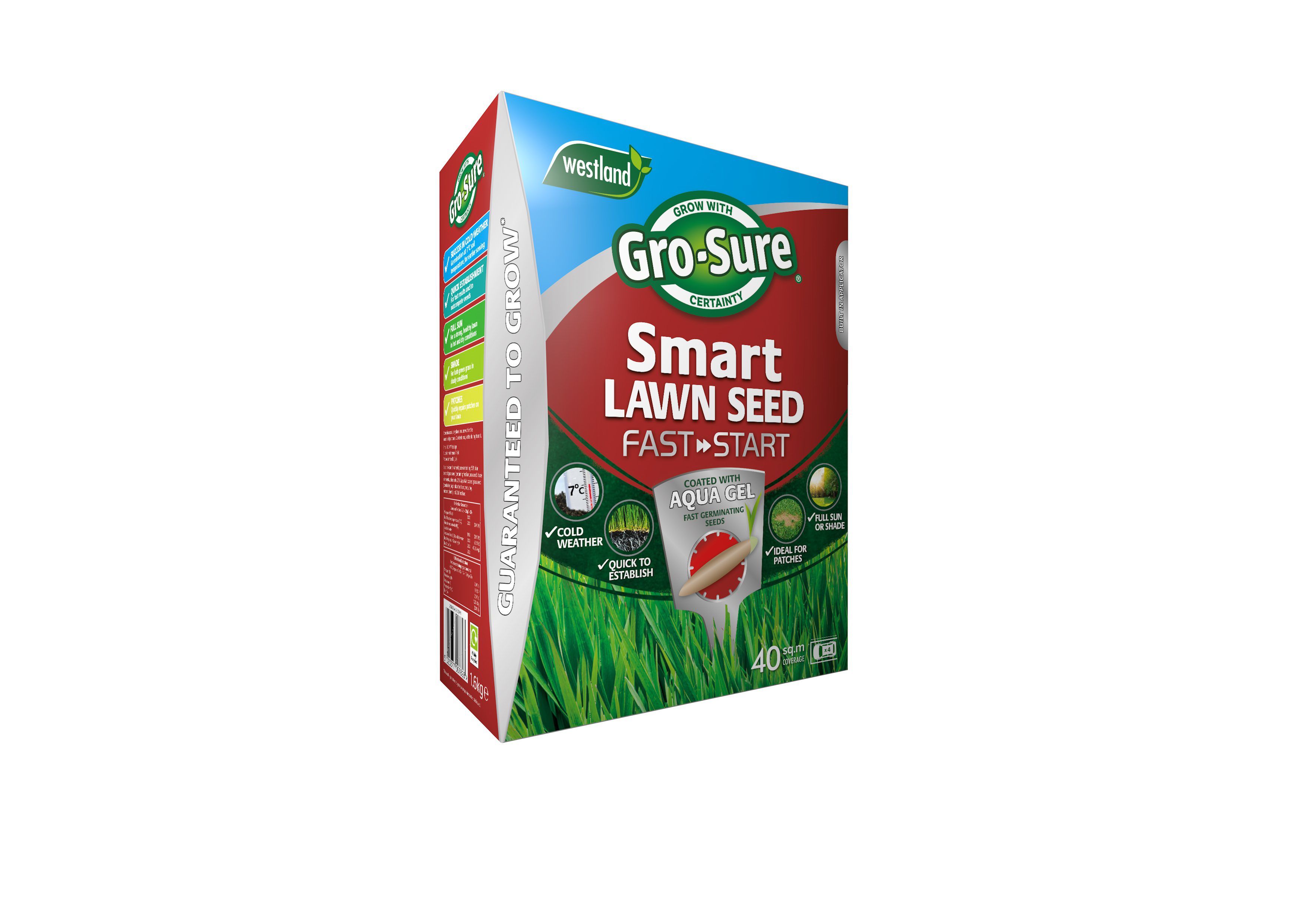 Gro-Sure Smart Seed Lawn Fertiliser 40M² 1Kg | Compare The Build