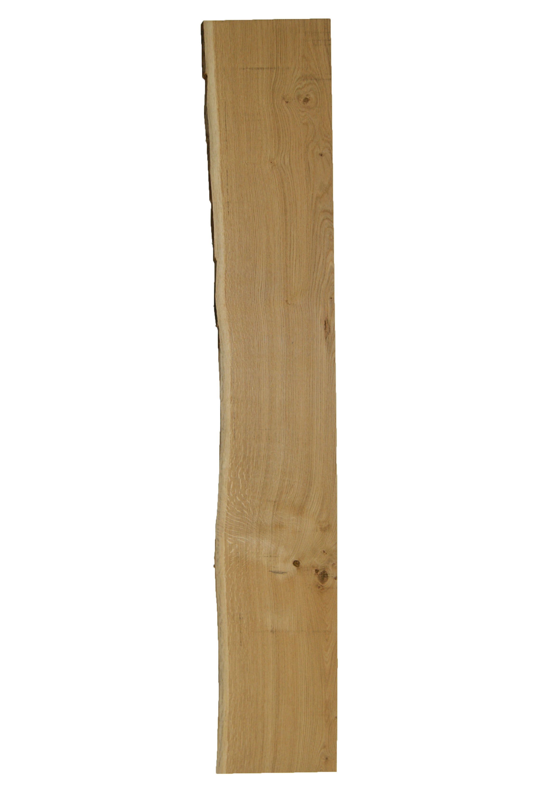 Waney edge Oak Furniture board, (L)1.8m (W)250mm-300mm (T)25mm | Compare The Build