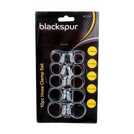 Blackspur Hose Clamp Set - 10 Piece Price Comparisons | Compare The Build